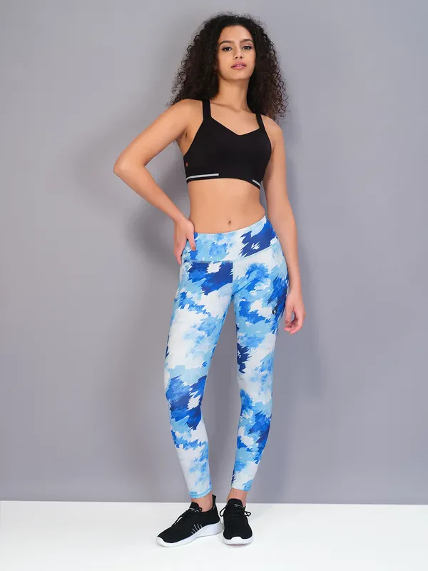Women Printed Slim Fit Tights with TECHNO COOL - Image 6
