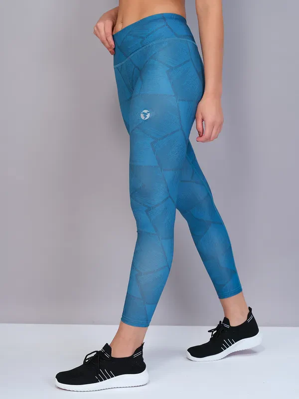 Women Printed Slim Fit Tights with TECHNO COOL - Image 3