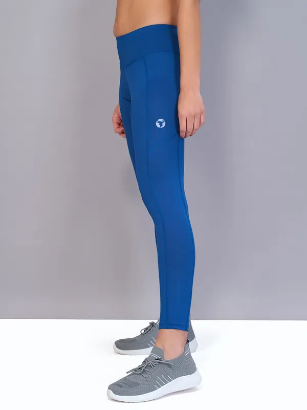 Women Solid Slim Fit Tights with ELASTO PLUS - Image 2