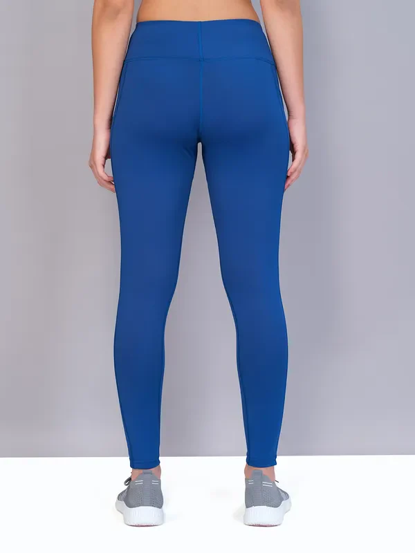 Women Solid Slim Fit Tights with ELASTO PLUS - Image 4