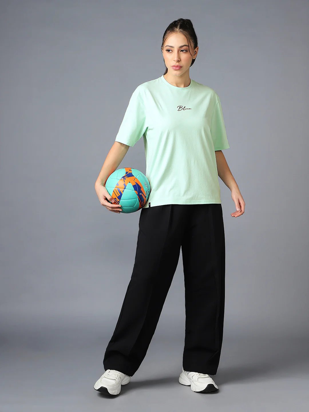 Women Back Printed Regular Fit Round Neck T-shirt with COTFLEX - Image 6