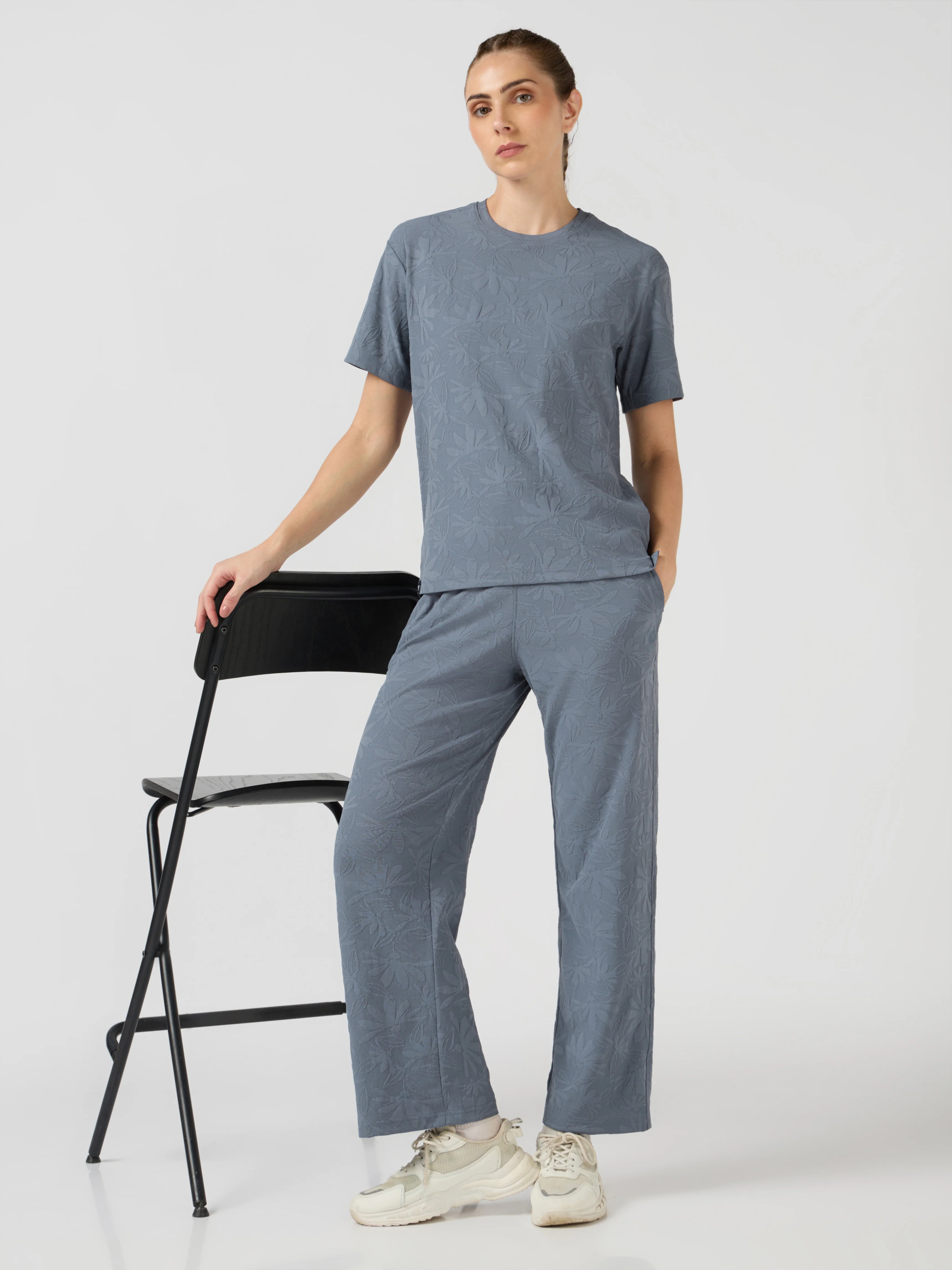 Women Co-Ord Casual Athleisure Lounge Wear Set