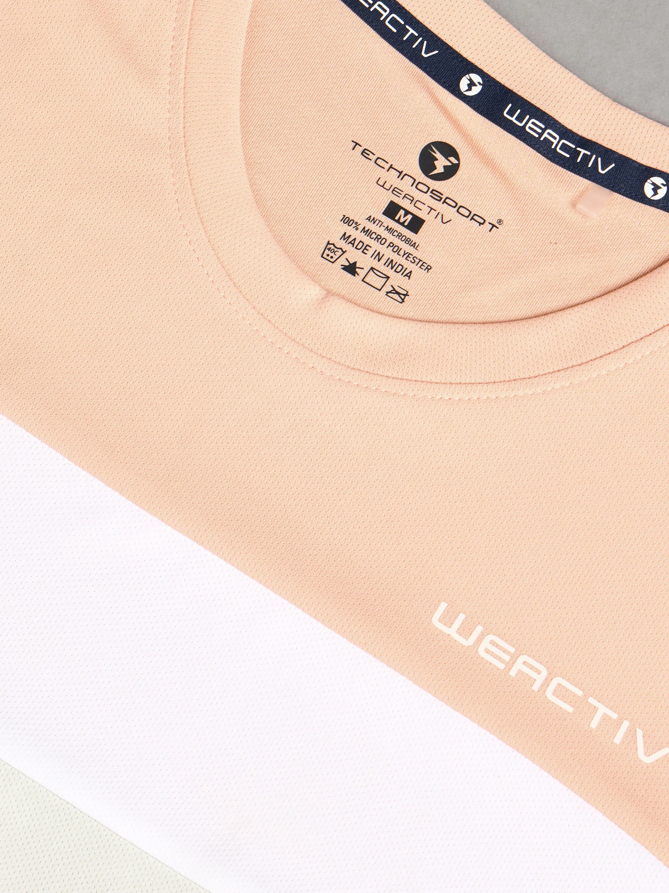 Women Colorblock Slim Fit Round Neck Sports T-shirt with TECHNOCOOL+ - Image 7