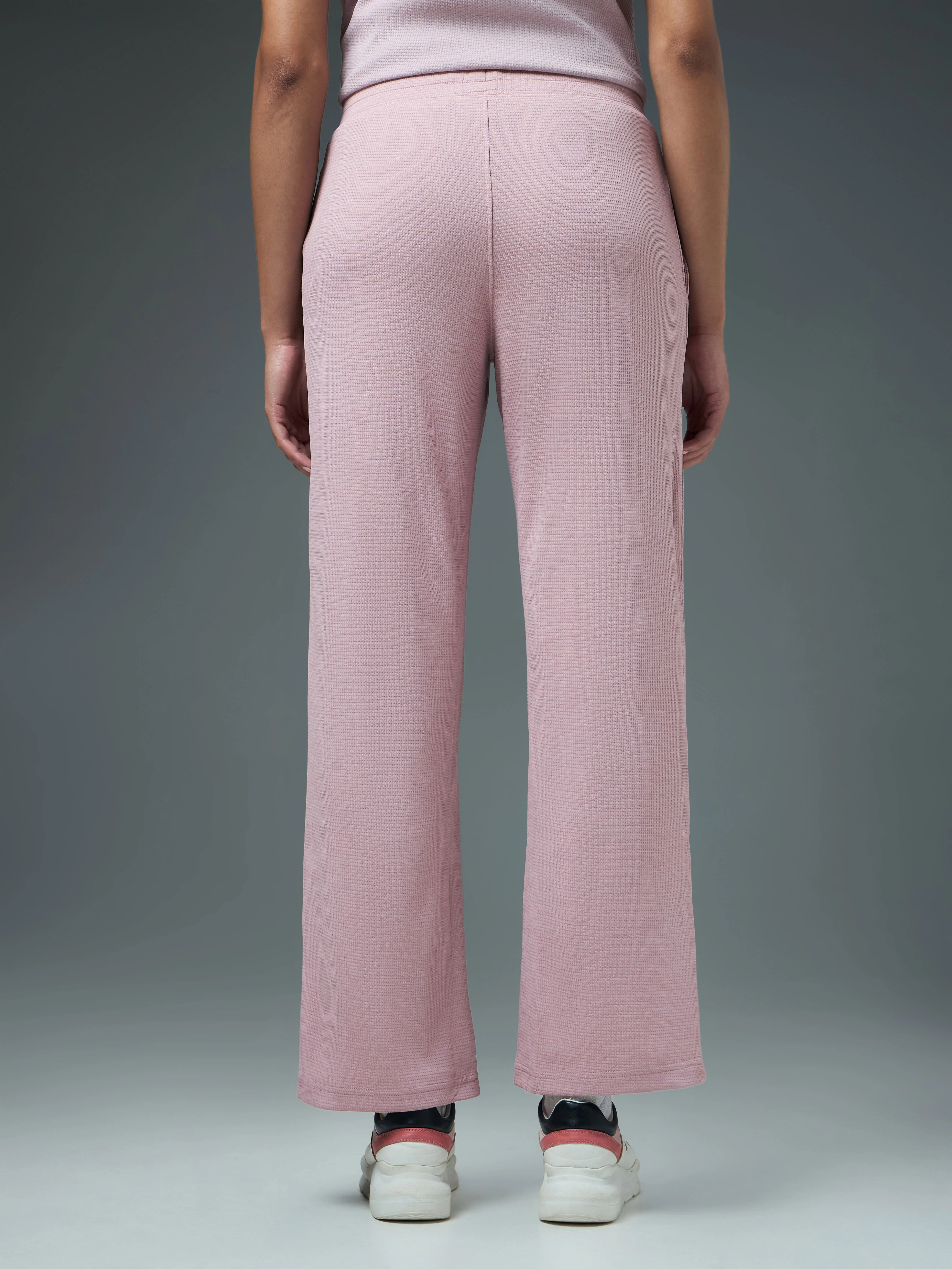Women Cubic Melange Relaxed Fit Co-ord Set with DOUBLE COOL - Image 5