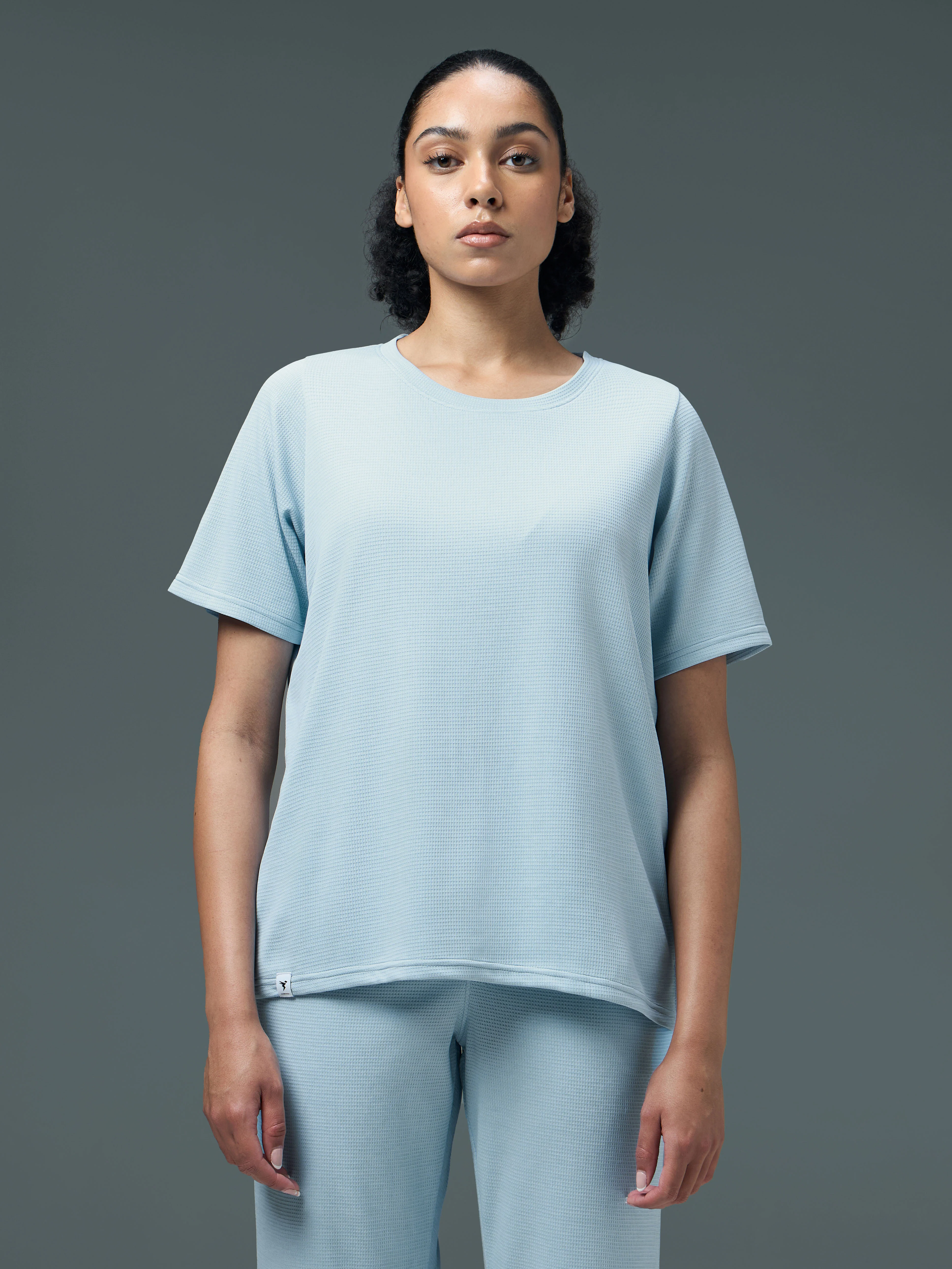 Women Cubic Melange Relaxed Fit Co-ord Set with DOUBLE COOL - Image 2