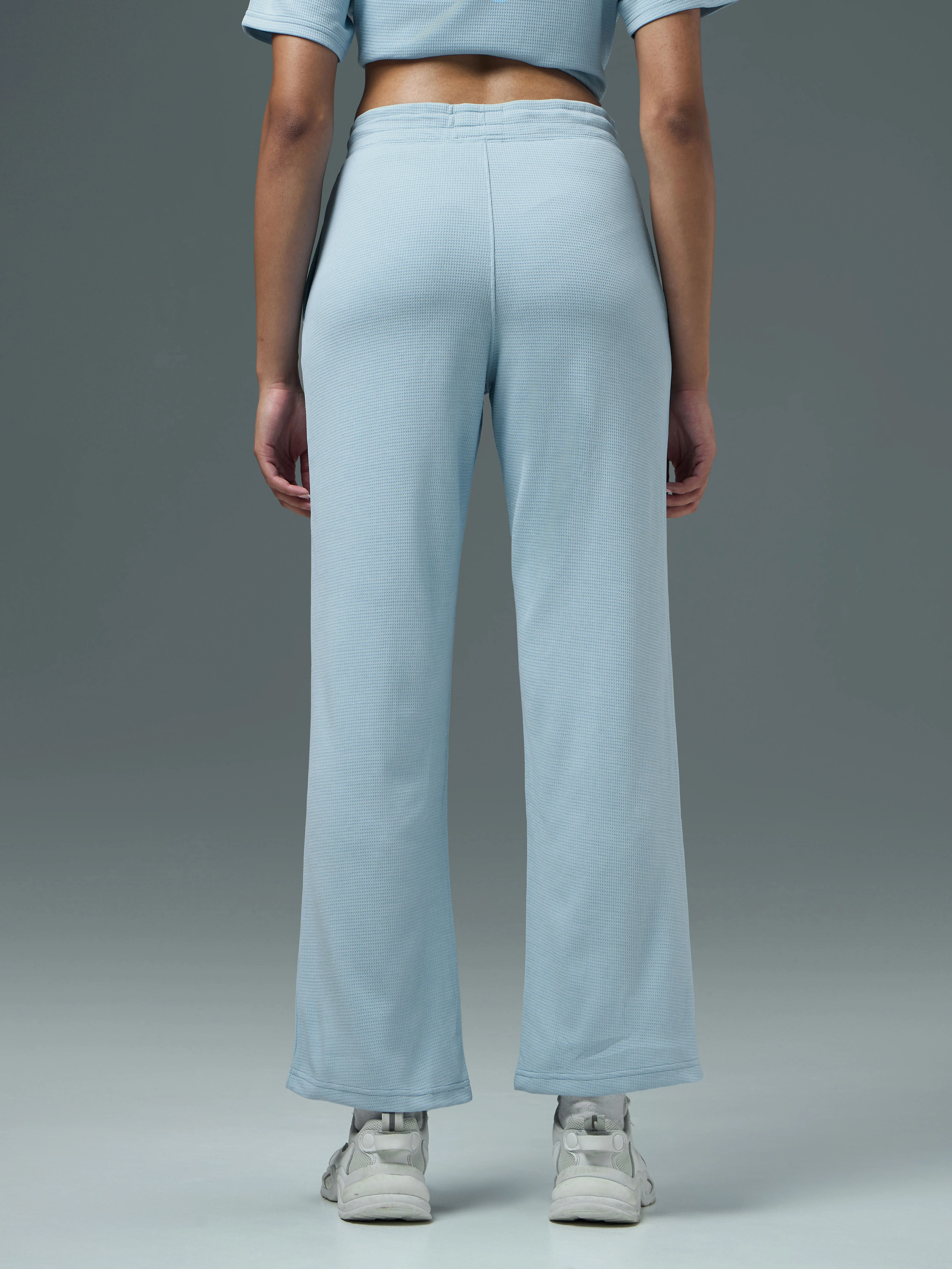 Women Cubic Melange Relaxed Fit Co-ord Set with DOUBLE COOL - Image 5