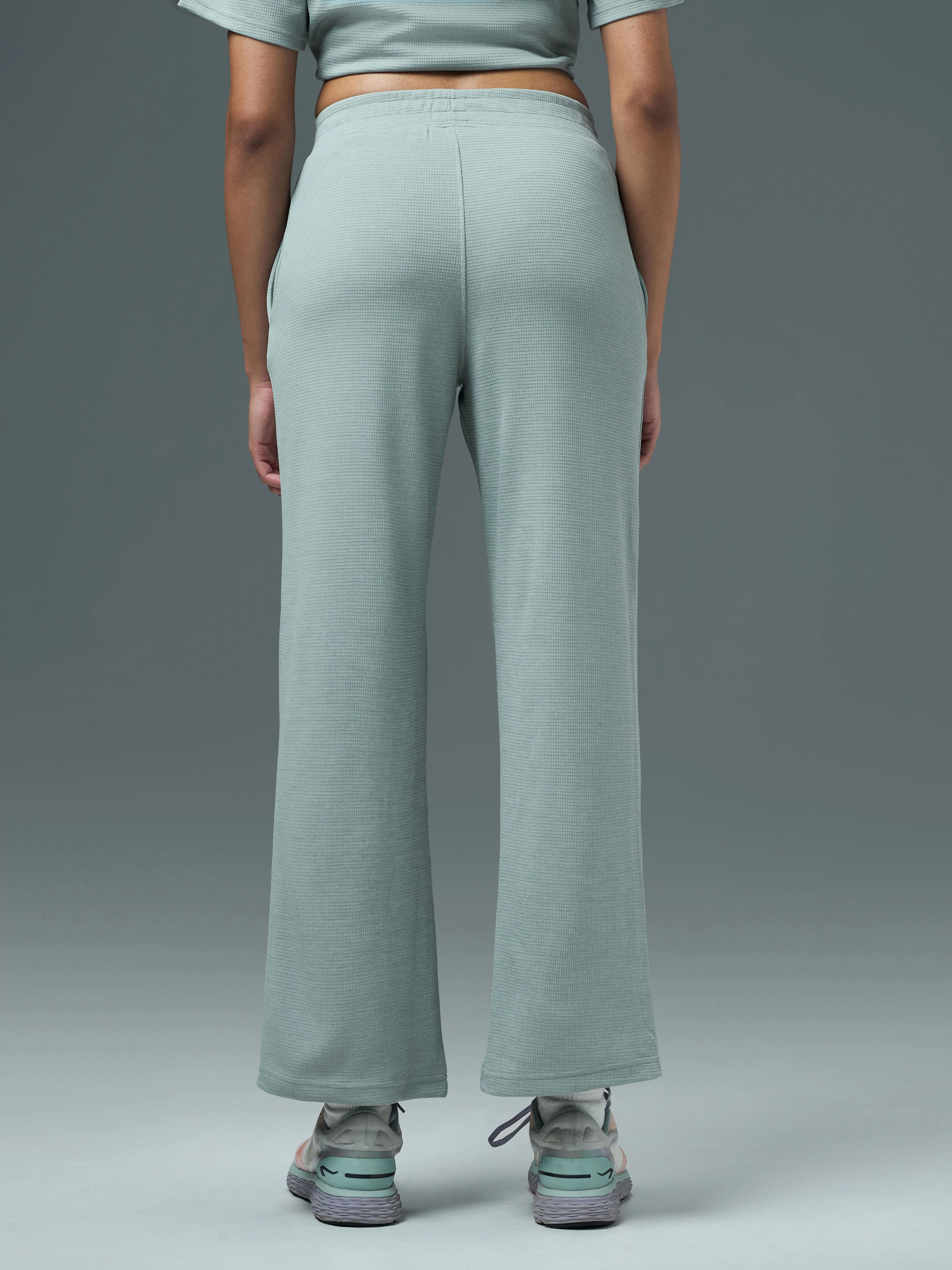 Women Cubic Melange Relaxed Fit Co-ord Set with DOUBLE COOL - Image 5