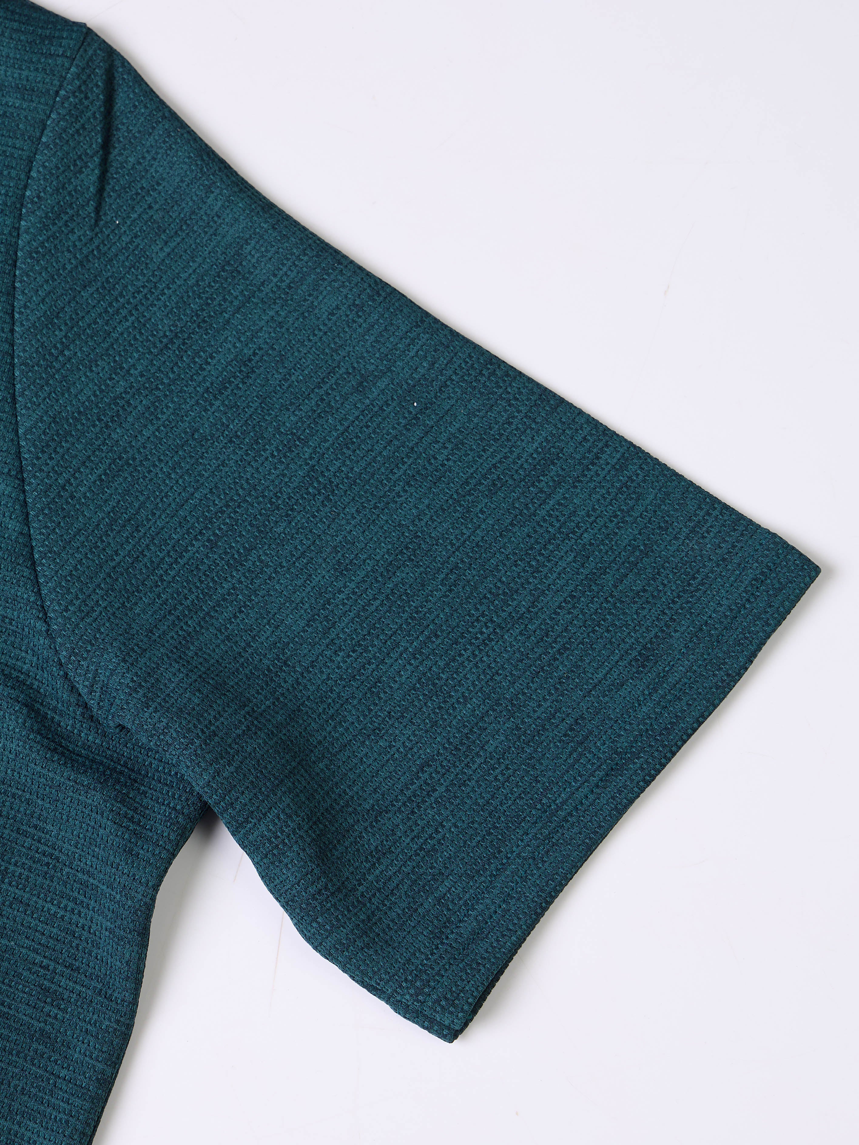 Women Cubic Melange Relaxed Fit Round Neck T-shirt with DOUBLE COOL - Image 9