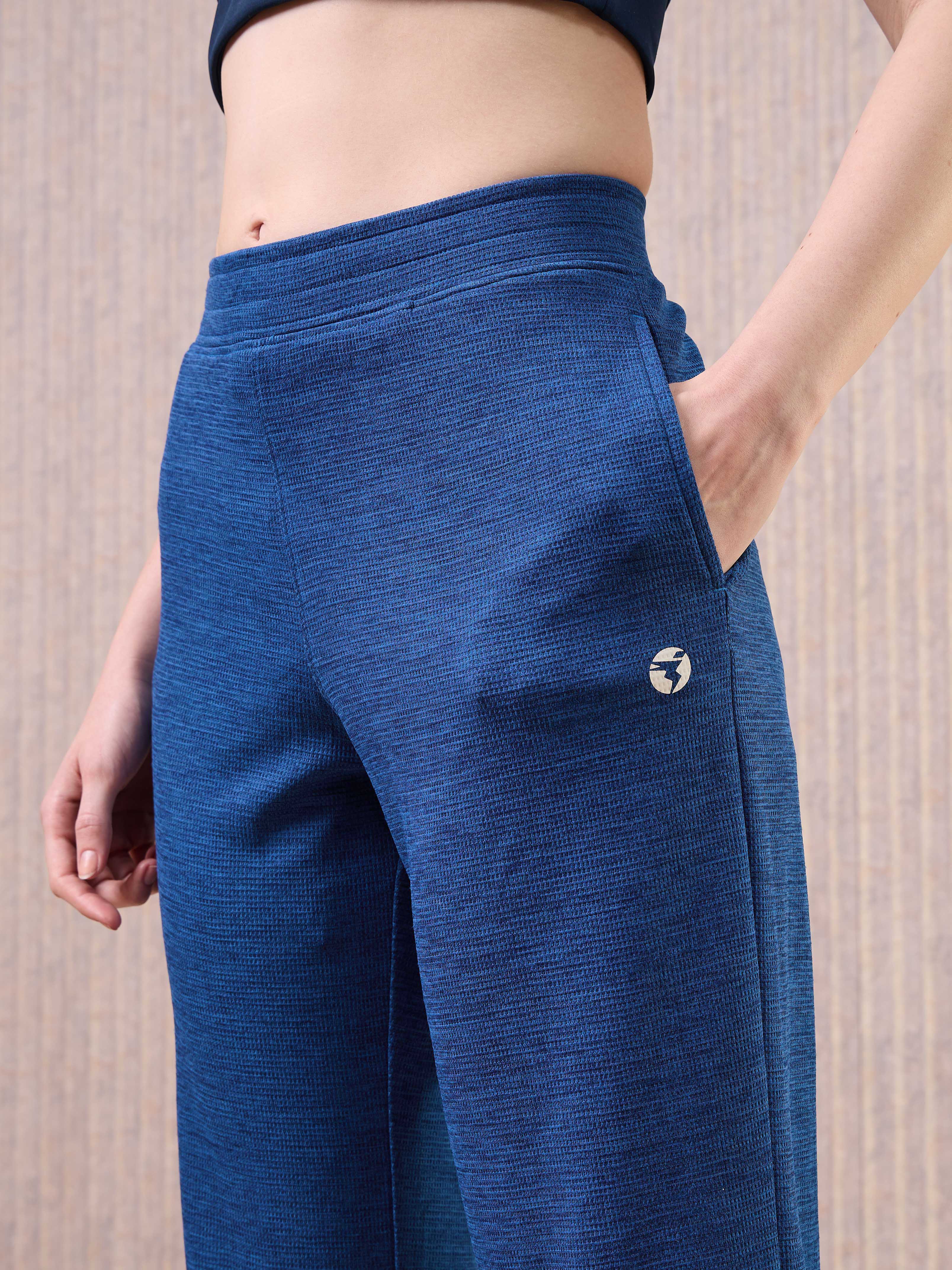Women Cubic Melange Relaxed Fit Trackpants with DOUBLE COOL - Image 6