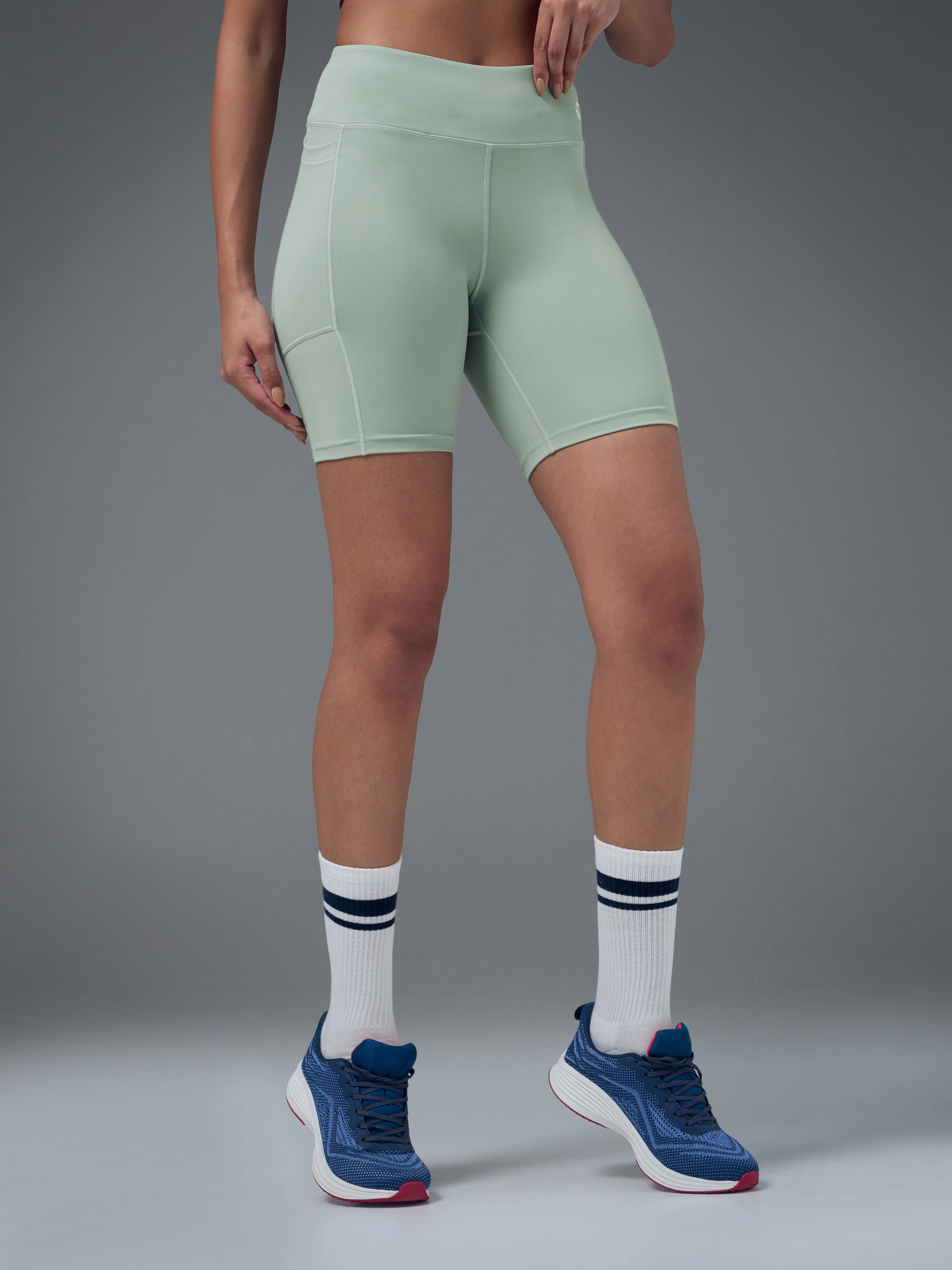 Women Gym Shorts & Cycling Tights High Waist, Stretchable, Moisture-Wicking Activewear Bottoms - Image 4