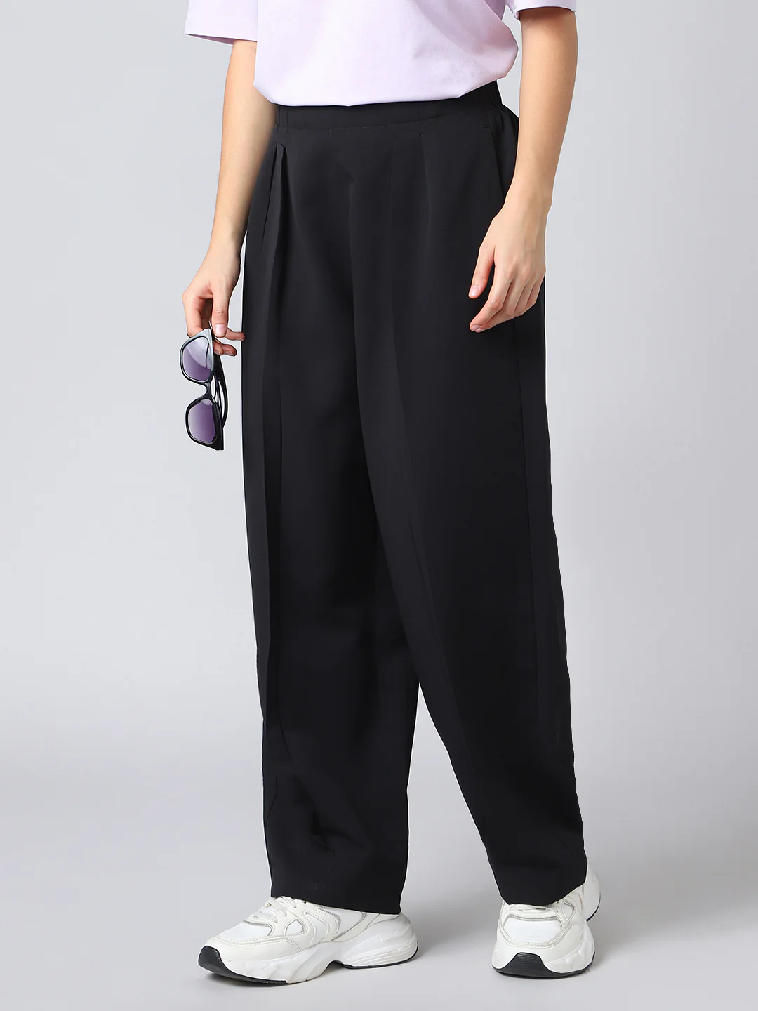 Women Korean Style Baggy Pants Wide Leg Trousers with TECHNOLITE - Image 4
