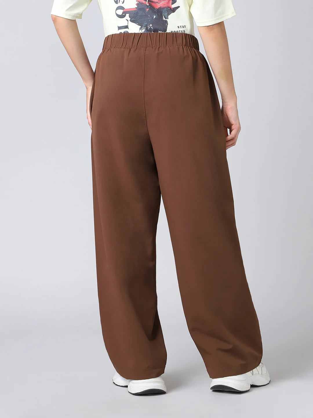 Women Korean Style Baggy Pants Wide Leg Trousers with TECHNOLITE - Image 3