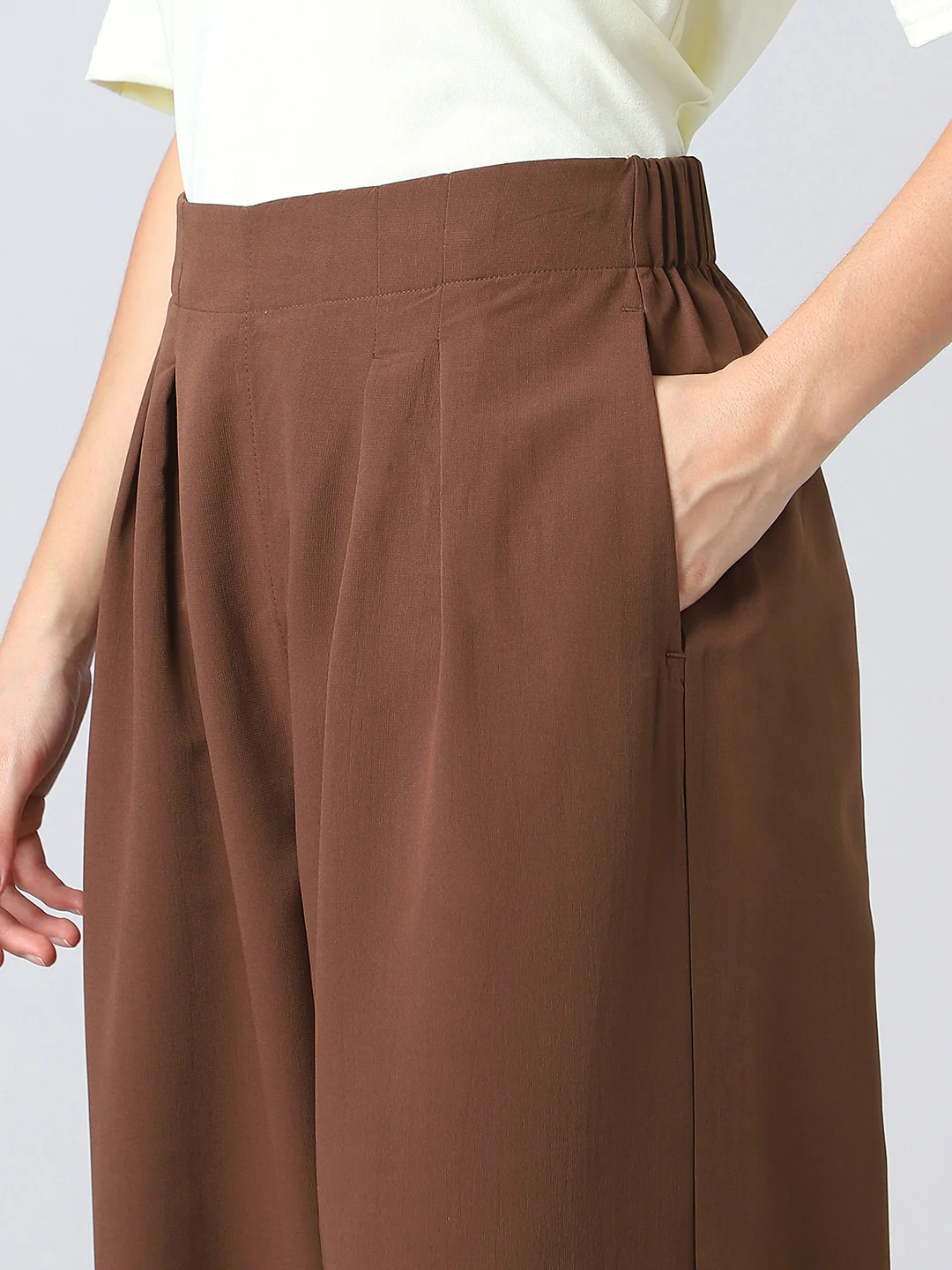Women Korean Style Baggy Pants Wide Leg Trousers with TECHNOLITE - Image 7