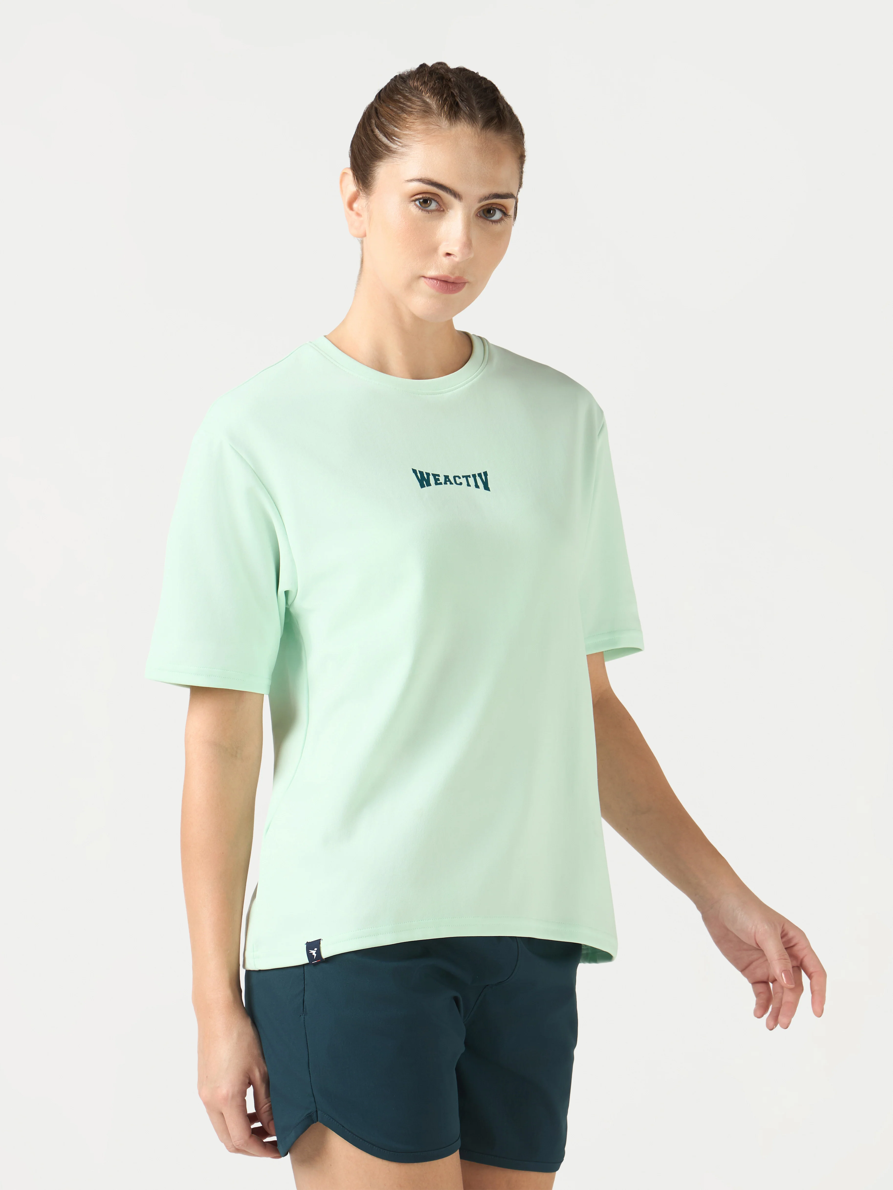 Women Oversized Back Print T-Shirt with Elastoplus - Image 4