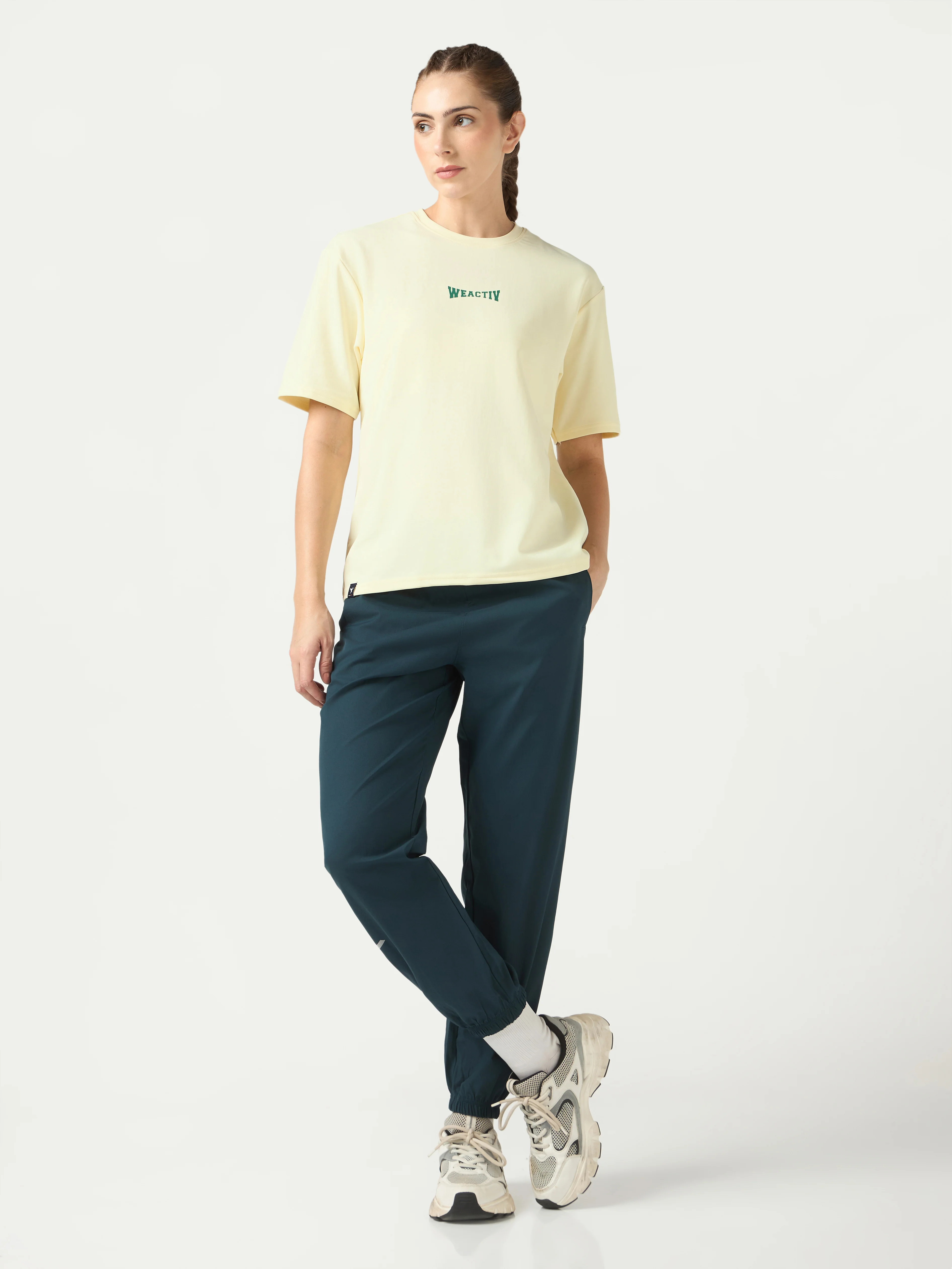 Women Oversized Back Print T-Shirt with Elastoplus - Image 6