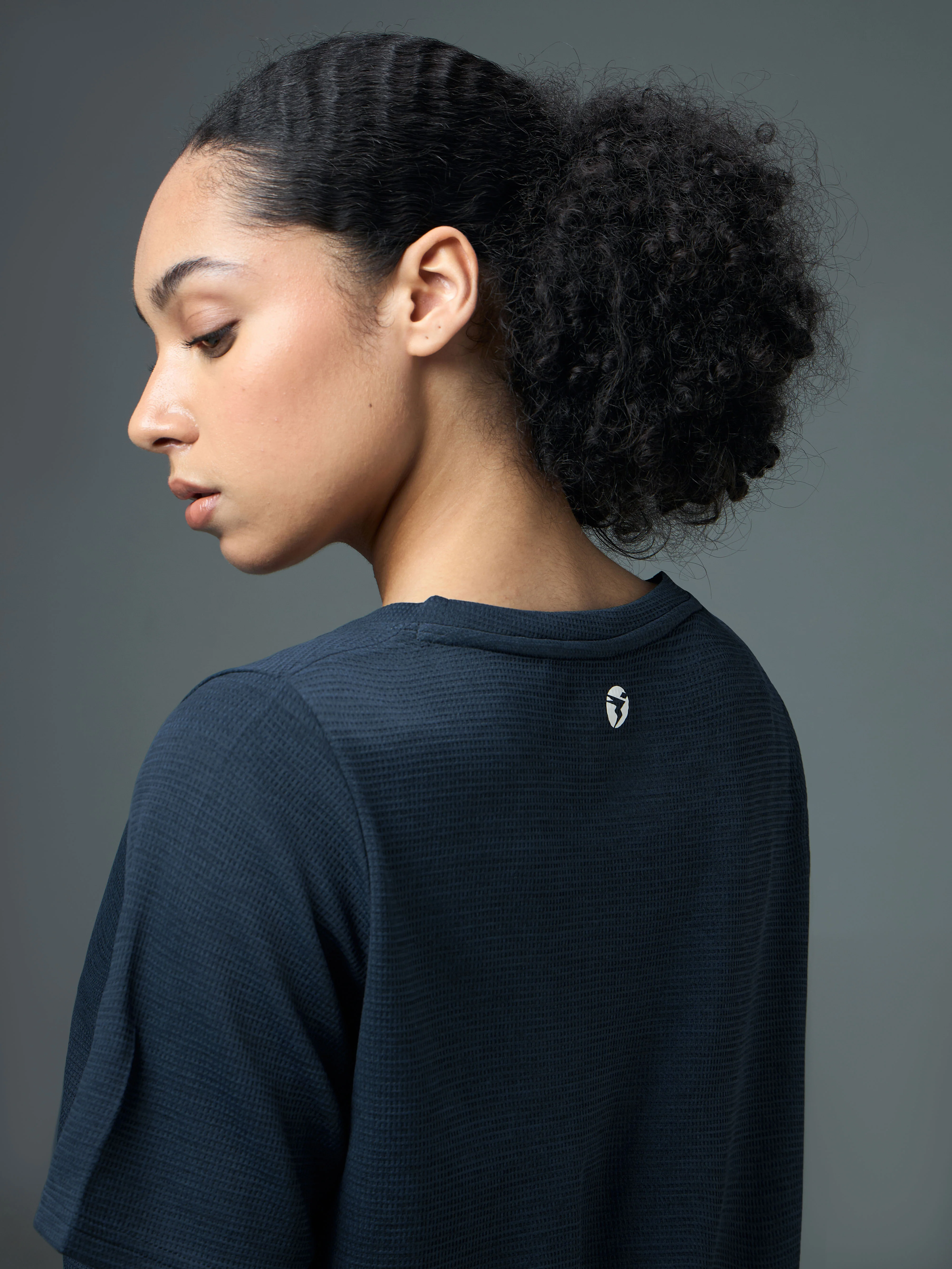Women Pack of 2 Relaxed Fit Cubic Melange Round Neck T-shirt with DOUBLE COOL - Image 6