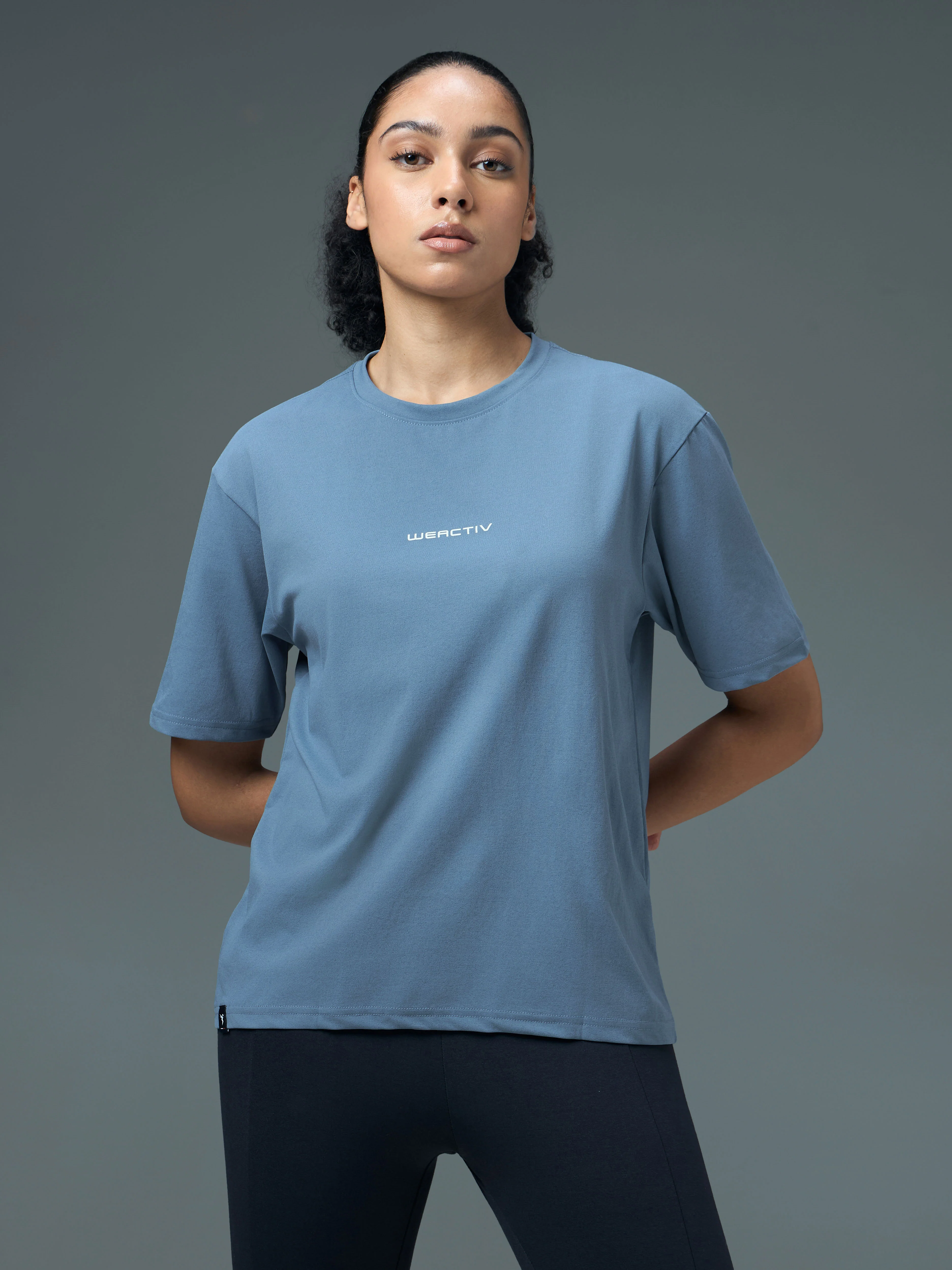 Women Printed Boxy Fit Round Neck T-shirt with COTFLEX - Image 2