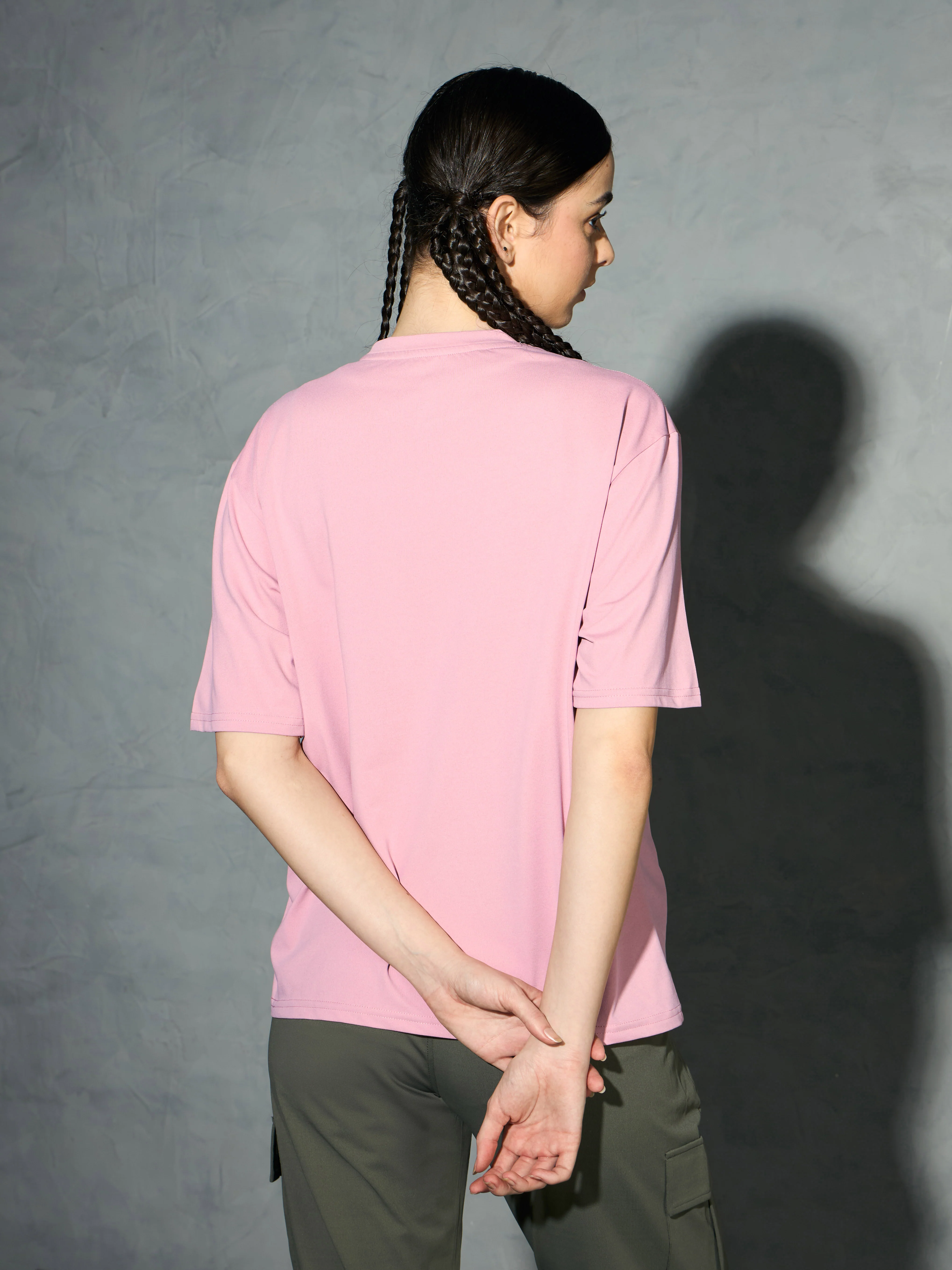 Women Printed Boxy Fit Round Neck T-shirt with COTFLEX - Image 3