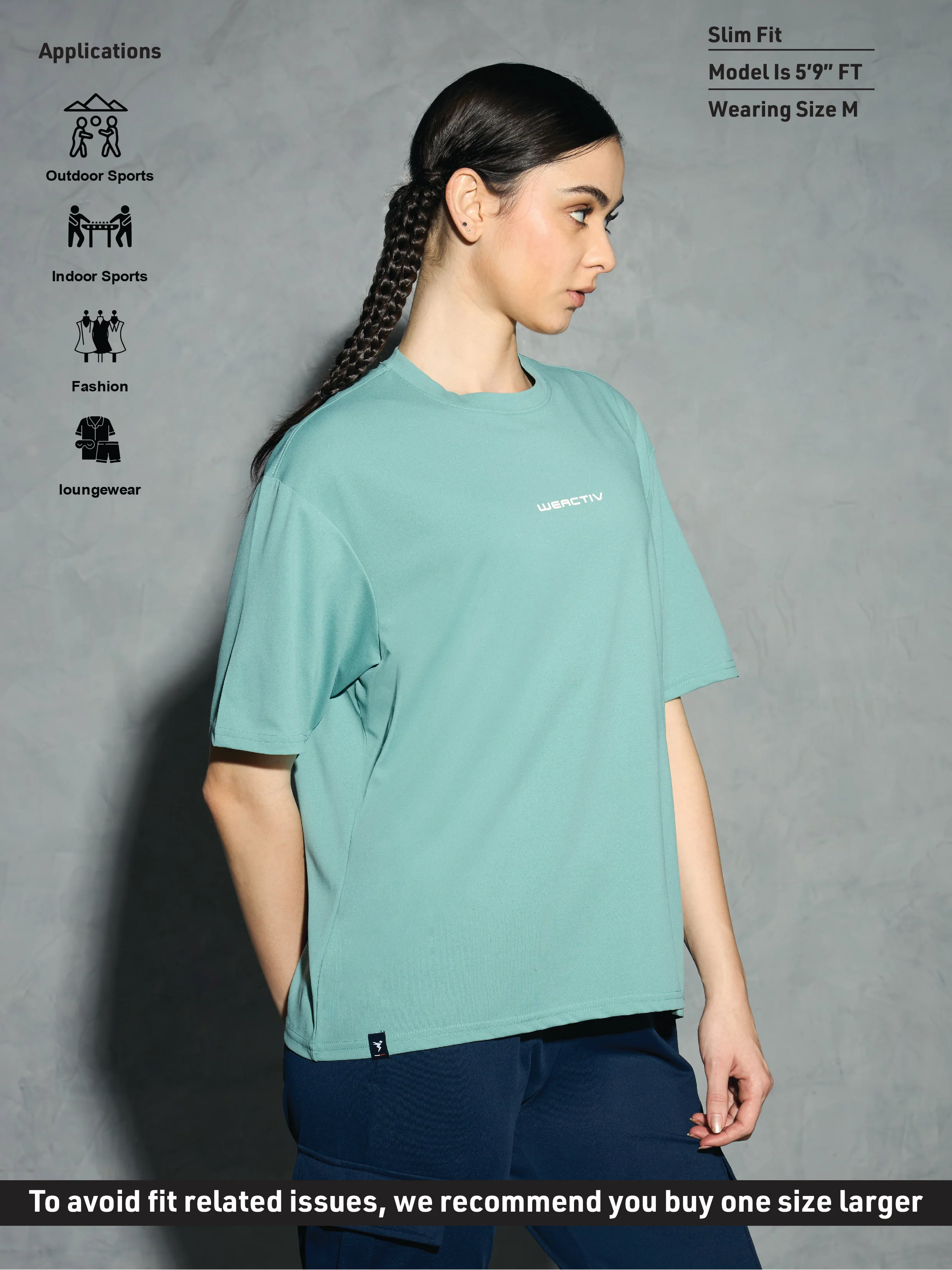 Women Printed Boxy Fit Round Neck T-shirt with COTFLEX - Image 4