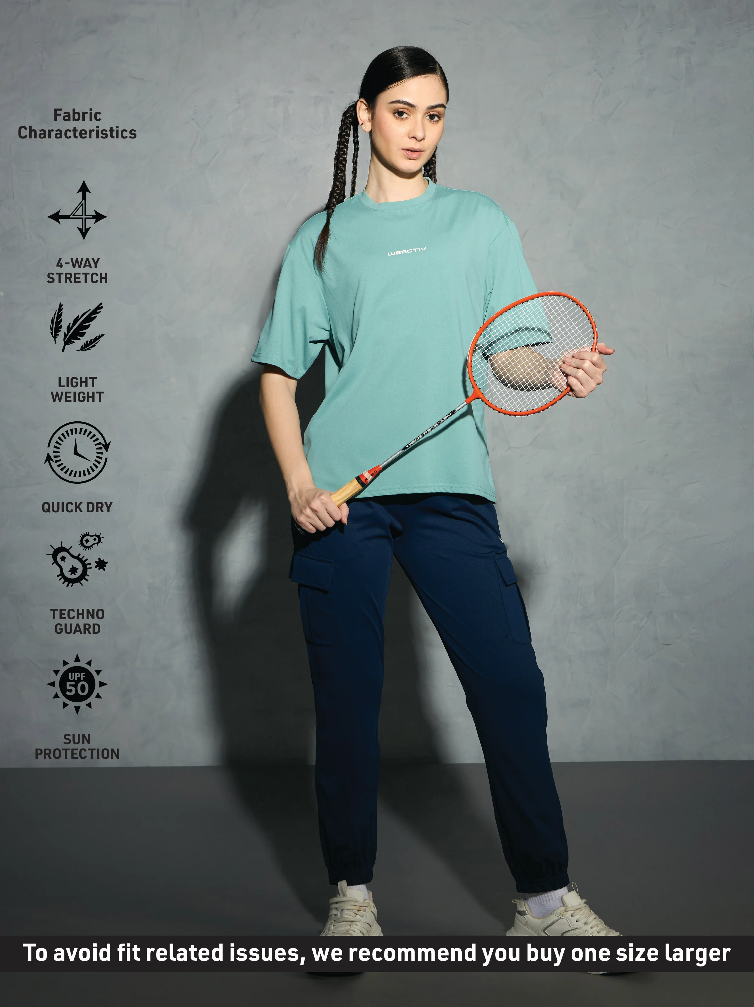 Women Printed Boxy Fit Round Neck T-shirt with COTFLEX - Image 5