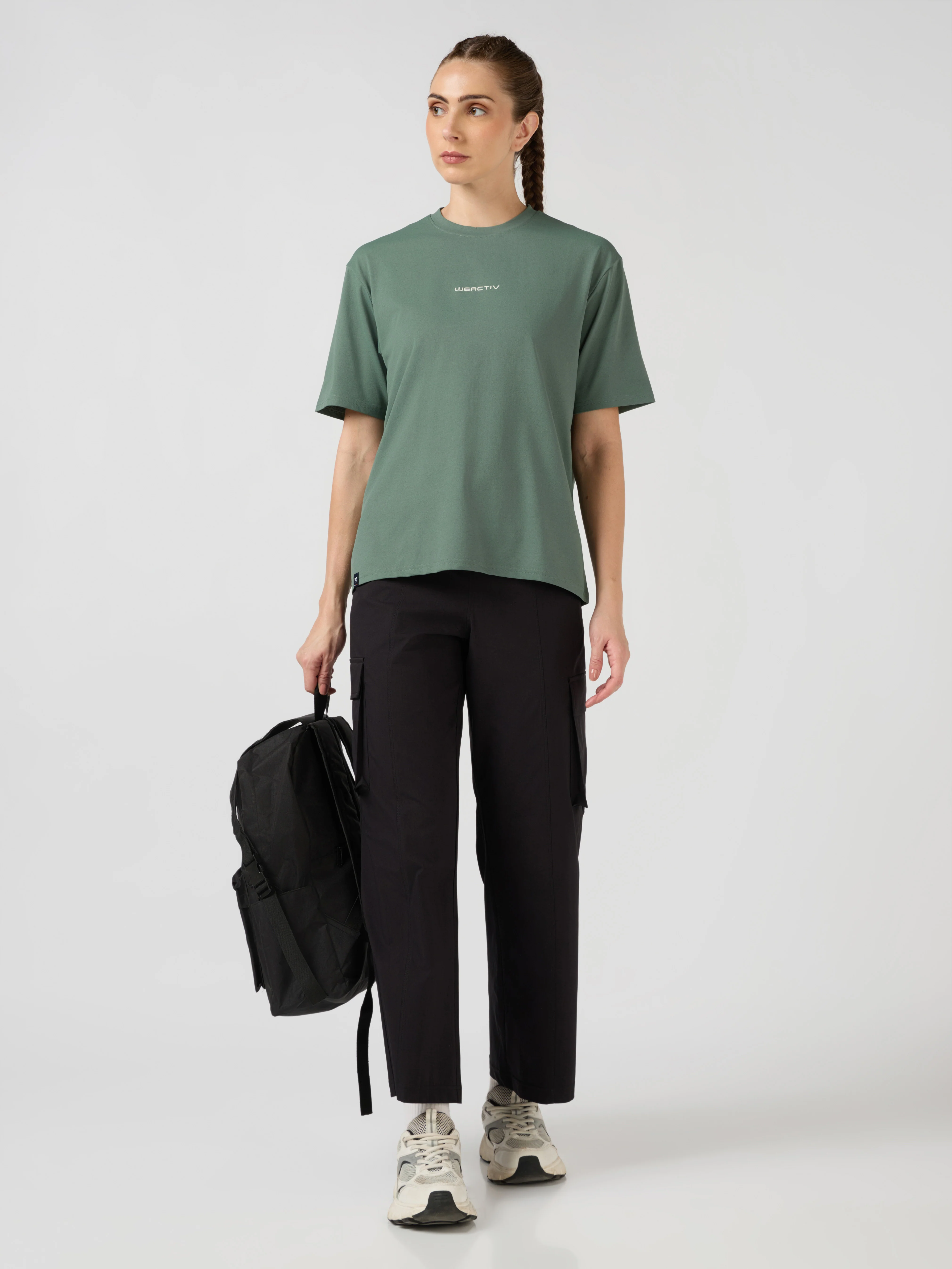Women Printed Boxy Fit Round Neck T-shirt with COTFLEX - Image 5