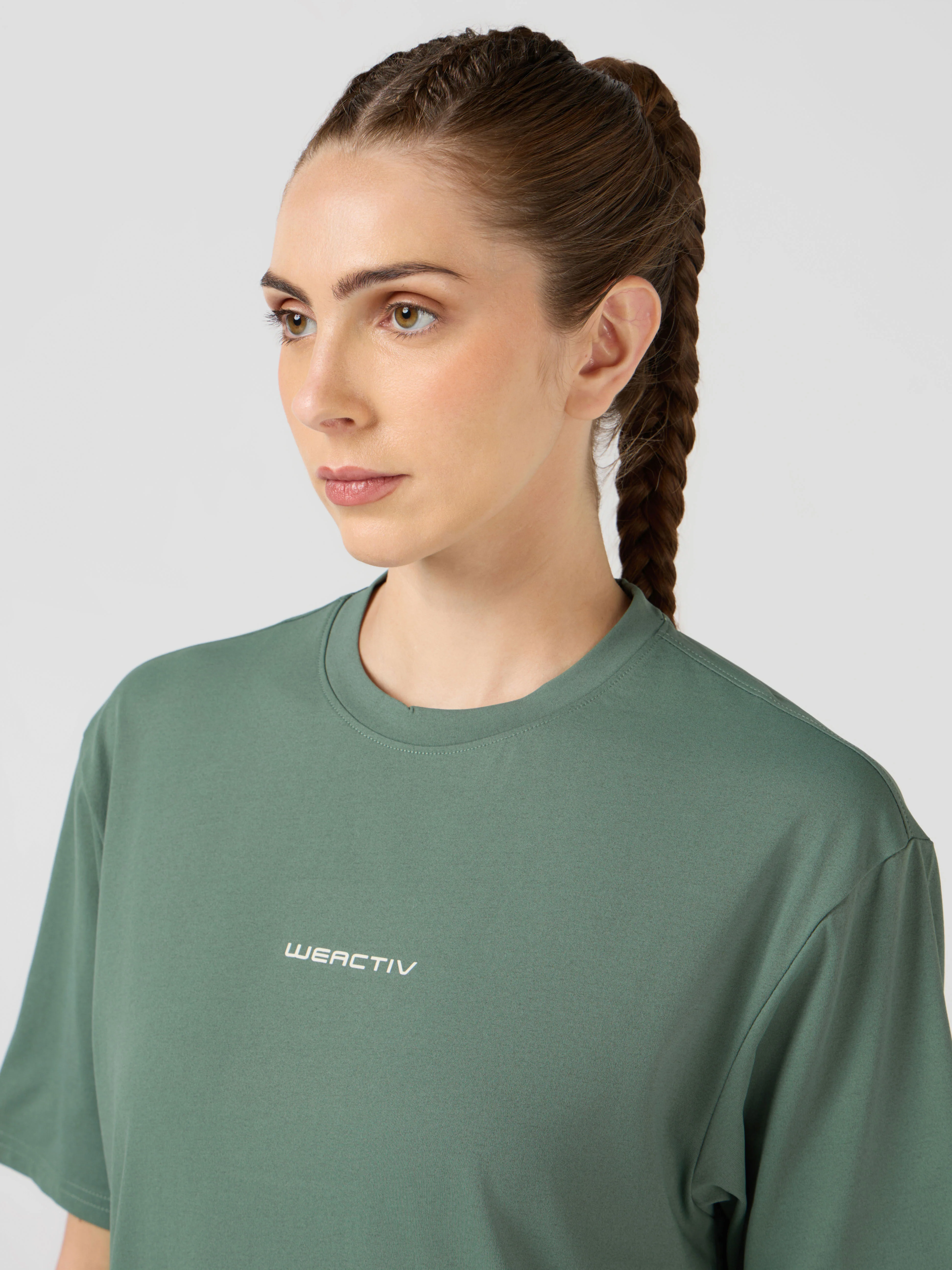 Women Printed Boxy Fit Round Neck T-shirt with COTFLEX - Image 6