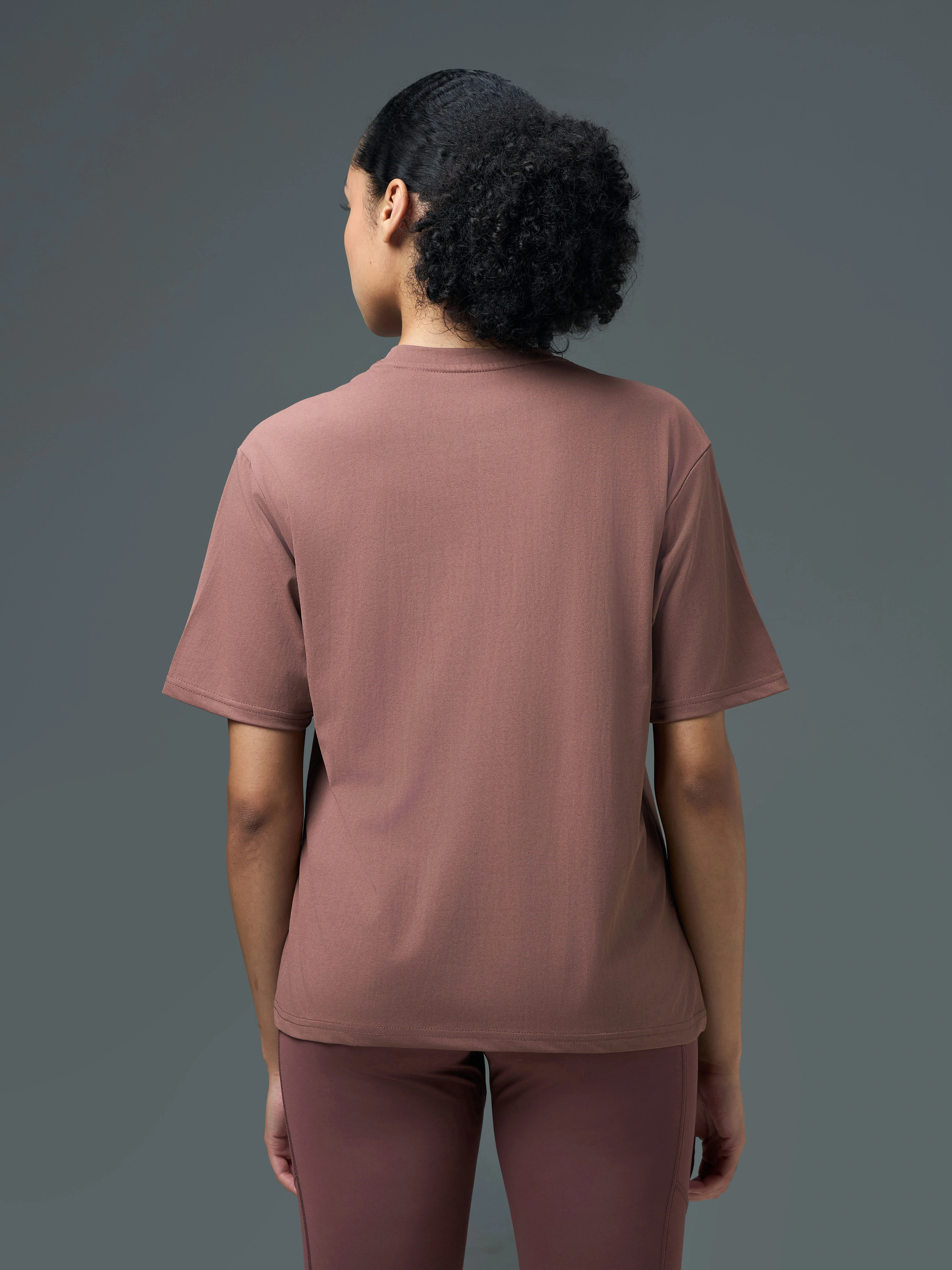 Women Printed Boxy Fit Round Neck T-shirt with COTFLEX - Image 2
