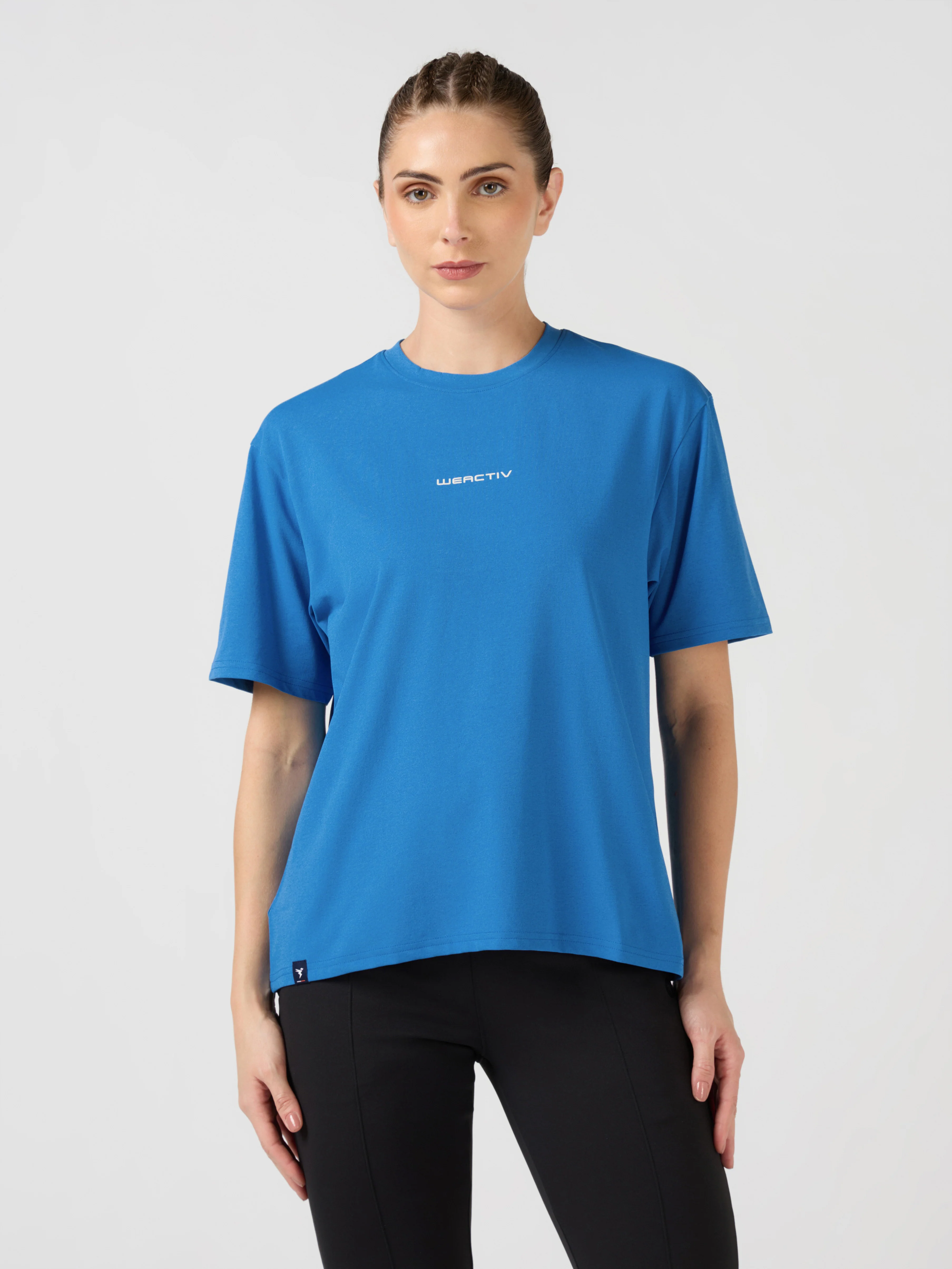 Women Printed Boxy Fit Round Neck T-shirt with COTFLEX - Image 2