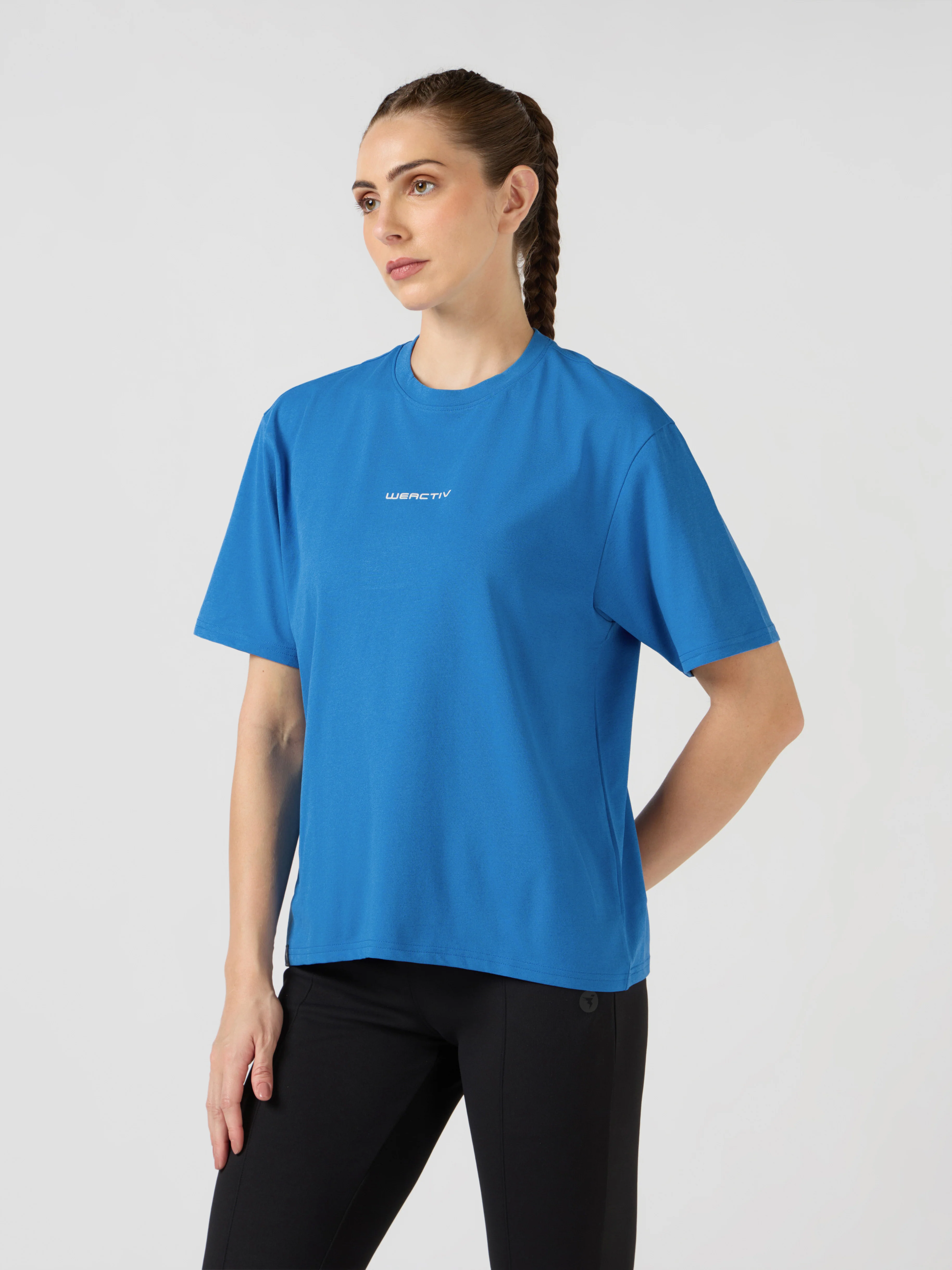 Women Printed Boxy Fit Round Neck T-shirt with COTFLEX - Image 4