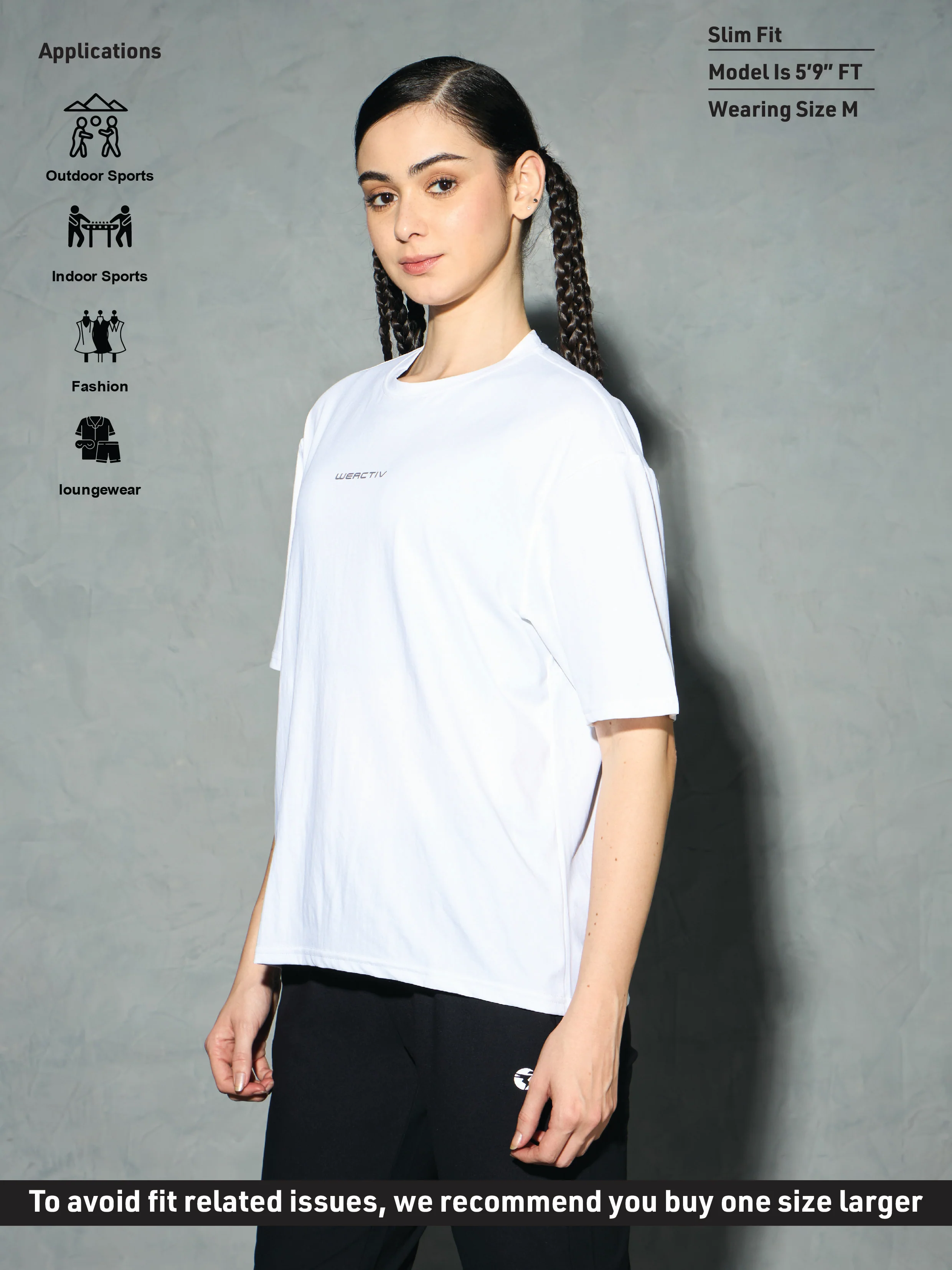 Women Printed Boxy Fit Round Neck T-shirt with COTFLEX - Image 4