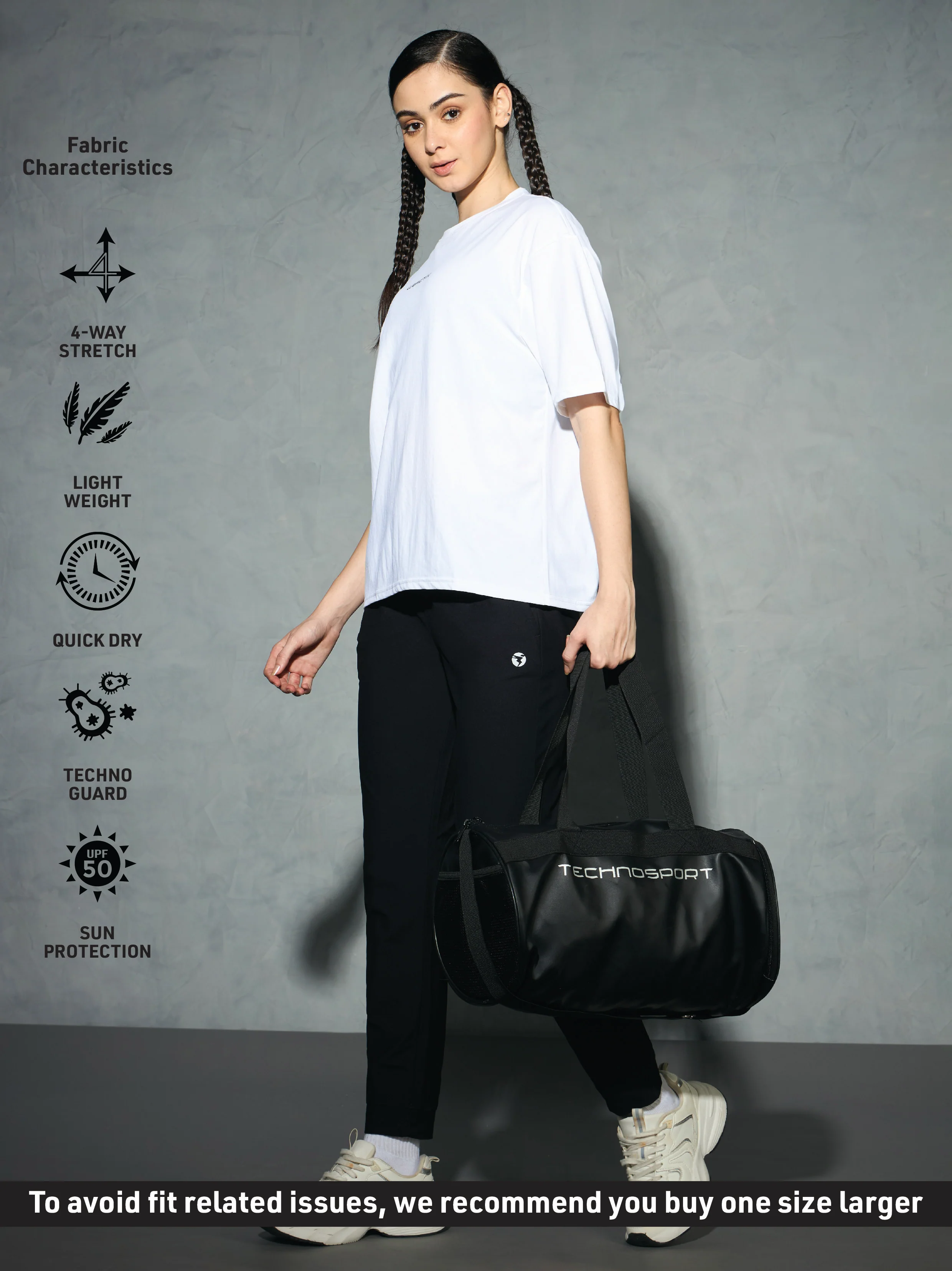 Women Printed Boxy Fit Round Neck T-shirt with COTFLEX - Image 5