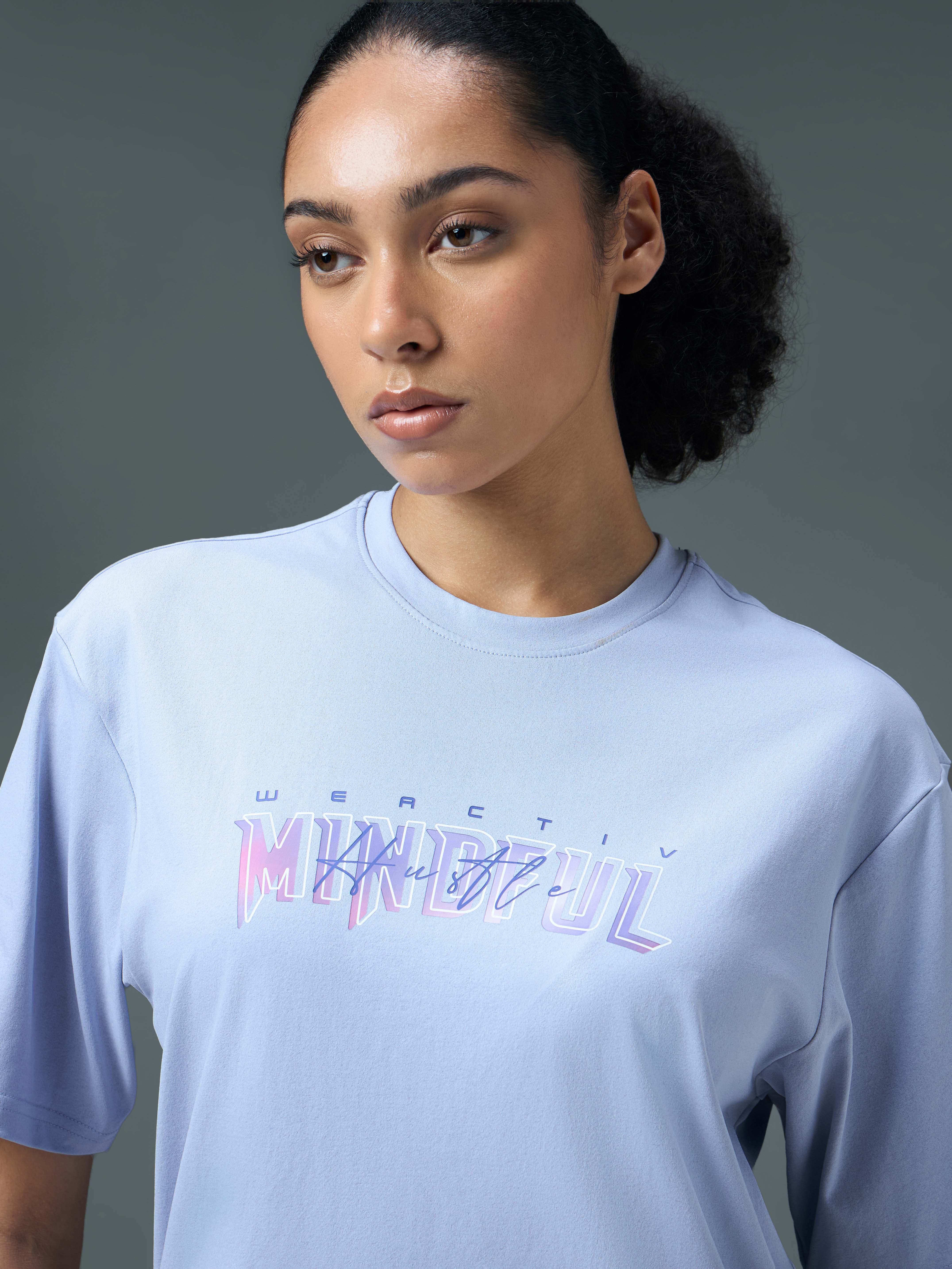 Women Printed Regular Fit Round Neck T-shirt with COTFLEX - Image 6