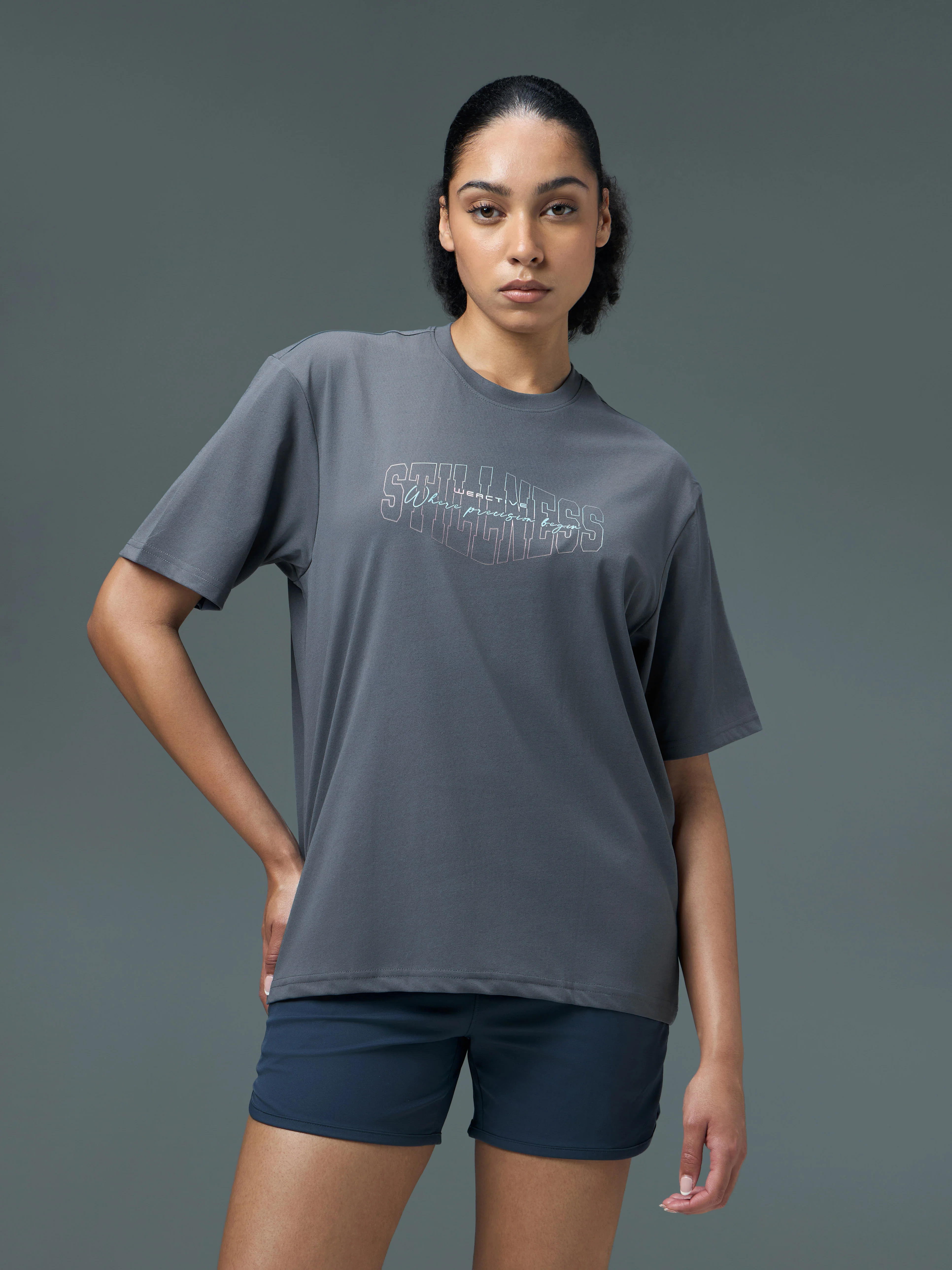 Women Printed Regular Fit Round Neck T-shirt with COTFLEX - Image 2