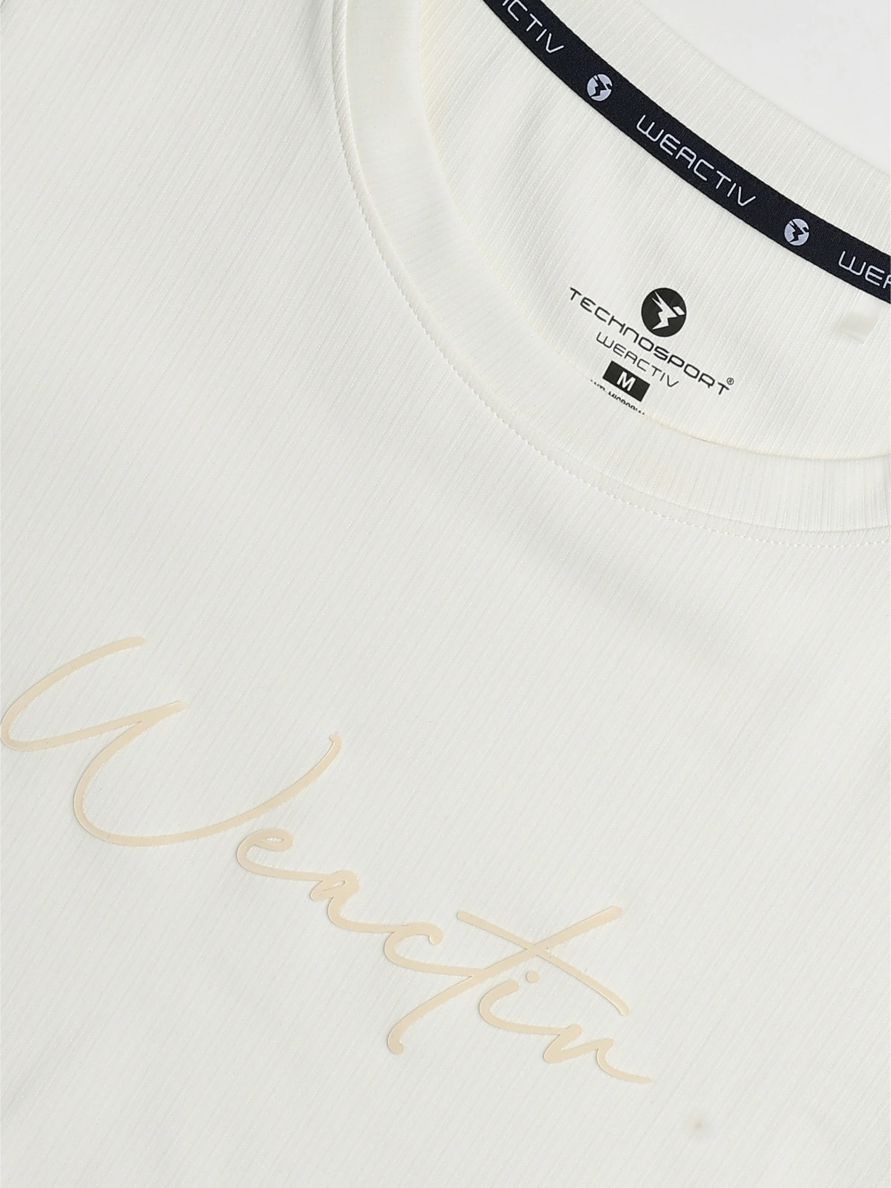 Women Printed Relaxed Fit Round Neck Sports Tee with ELASTO PLUS - Image 7