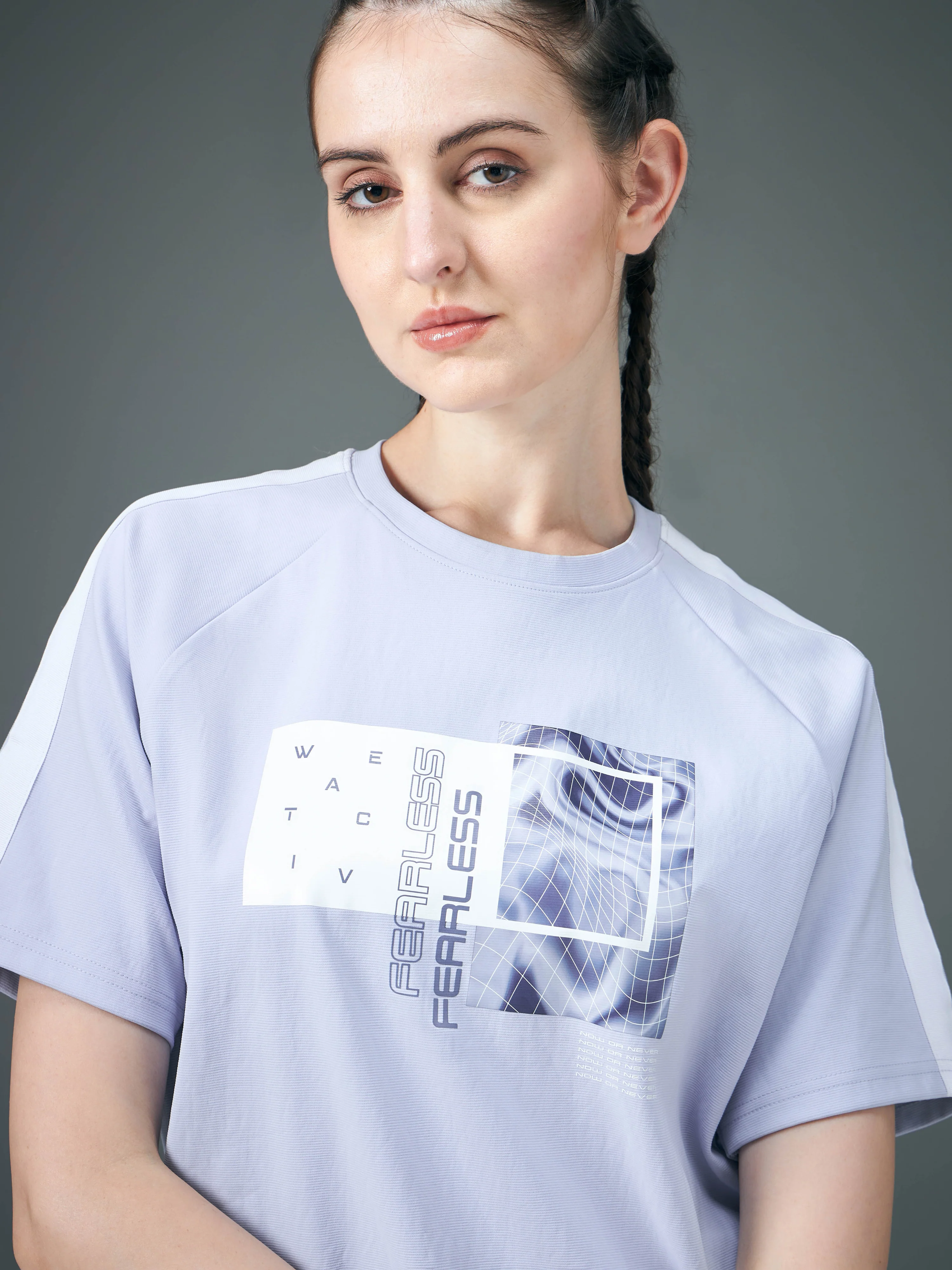 Women Printed Relaxed Fit Round Neck T-shirt with ELASTOPLUS - Image 6