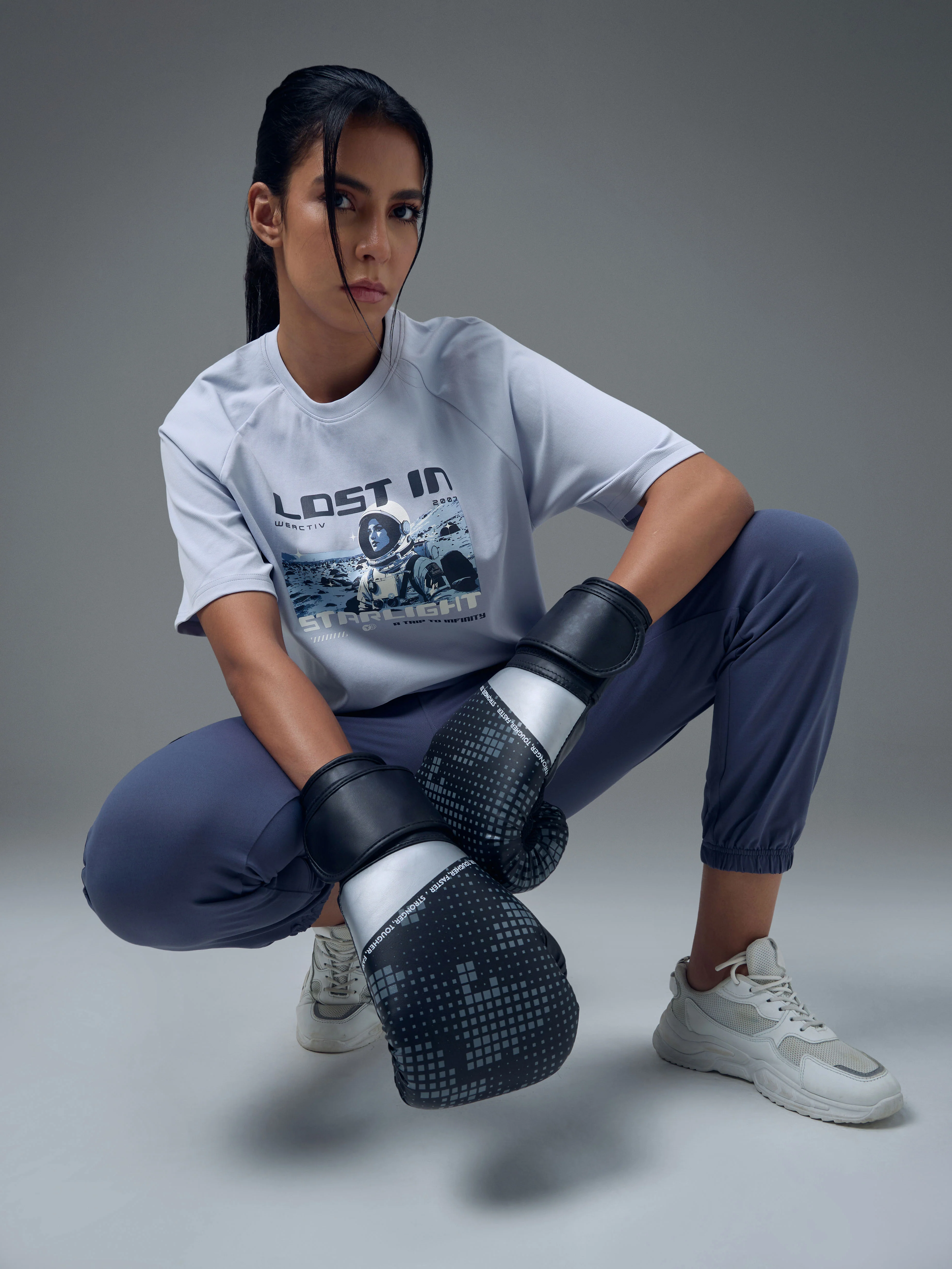 Women Printed Relaxed Fit Round Neck T-shirt with ELASTOPLUS - Image 5