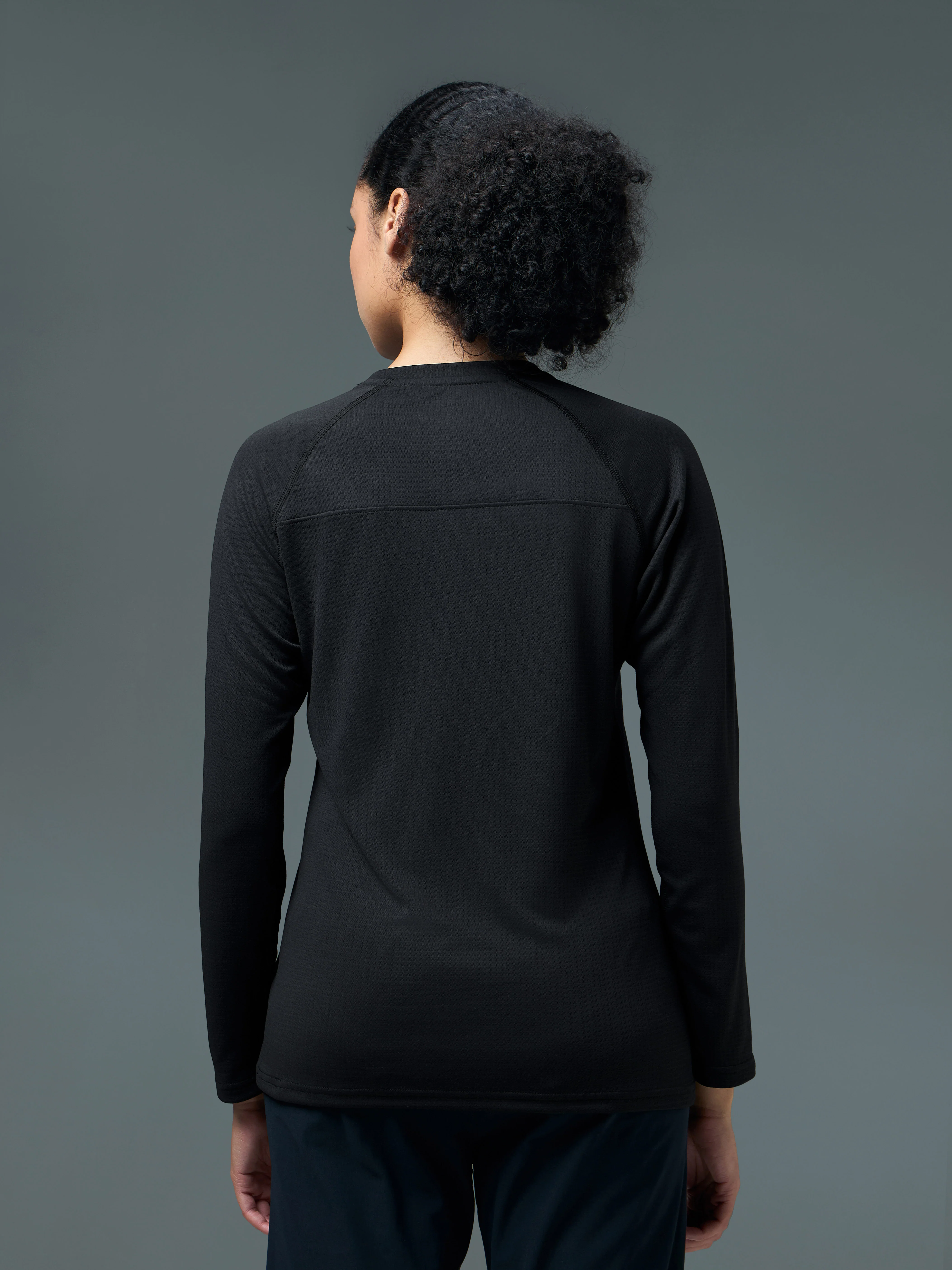 Women Printed Slim Fit Round Neck Sports Tee for Yoga & Fitness with TECHNOCOOL+ - Image 2