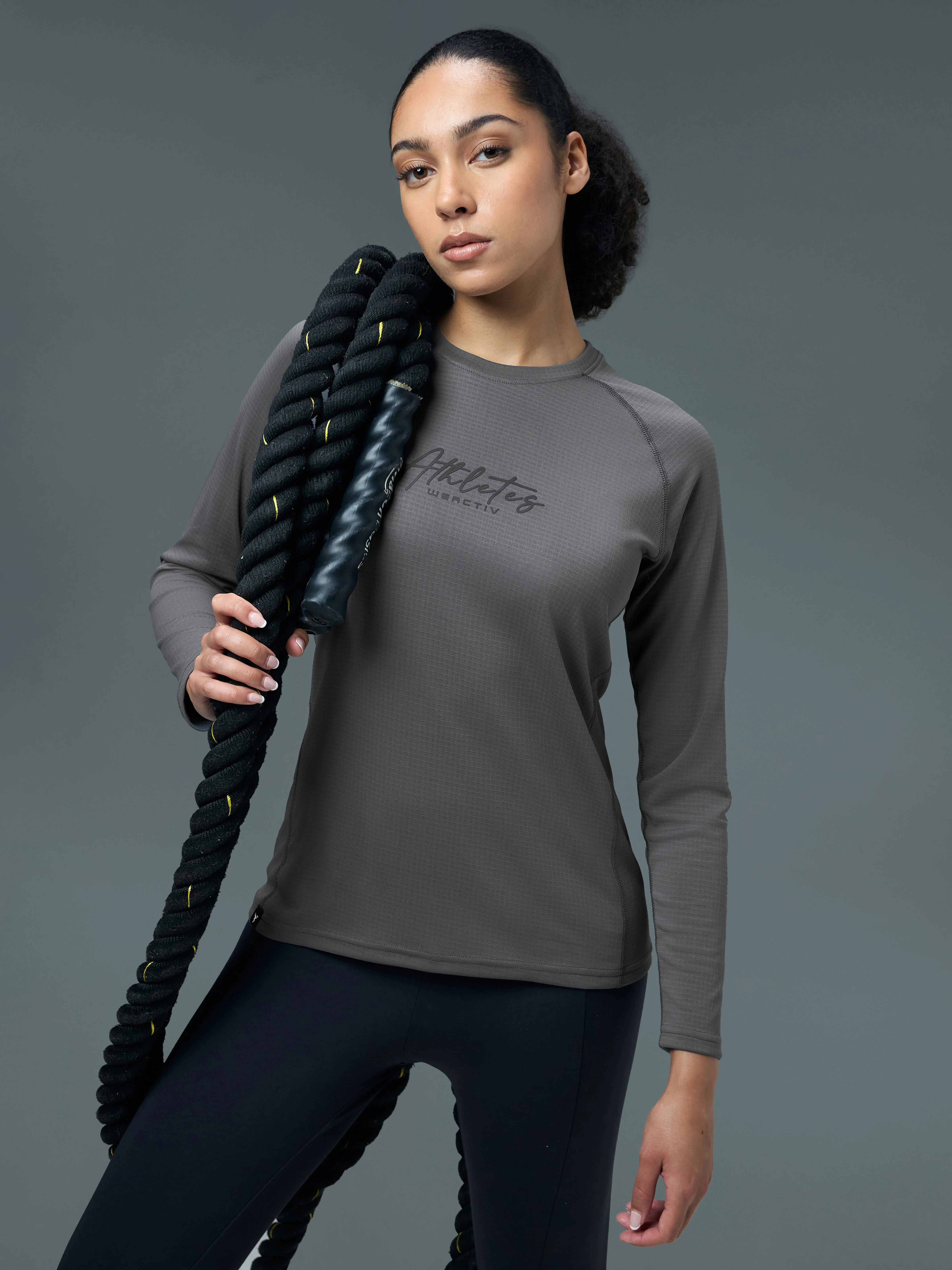 Women Printed Slim Fit Round Neck Sports Tee for Yoga & Fitness with TECHNOCOOL+