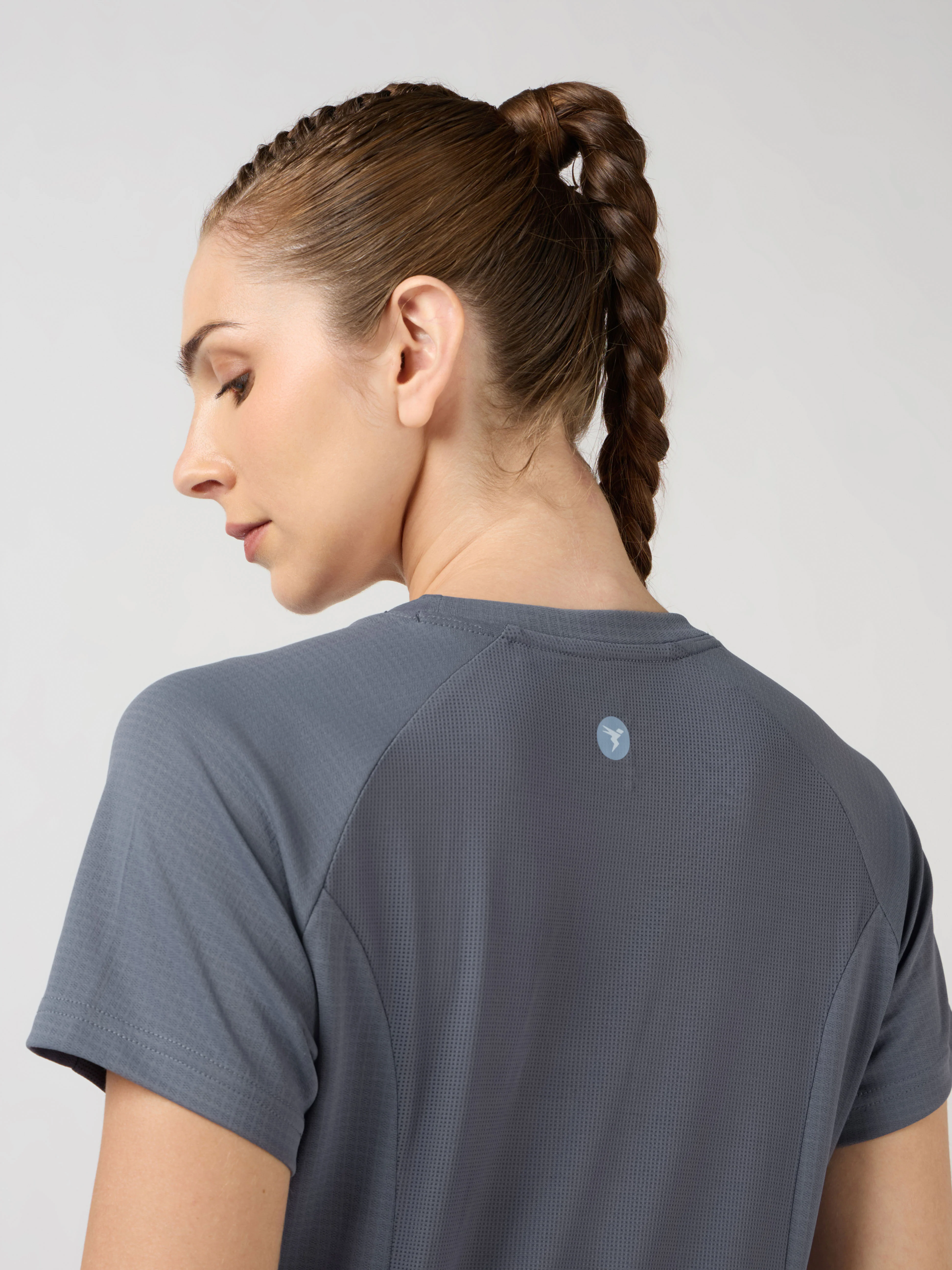 Women Printed Slim Fit Round Neck Sports Tee  with TECHNOCOOL+ - Image 6