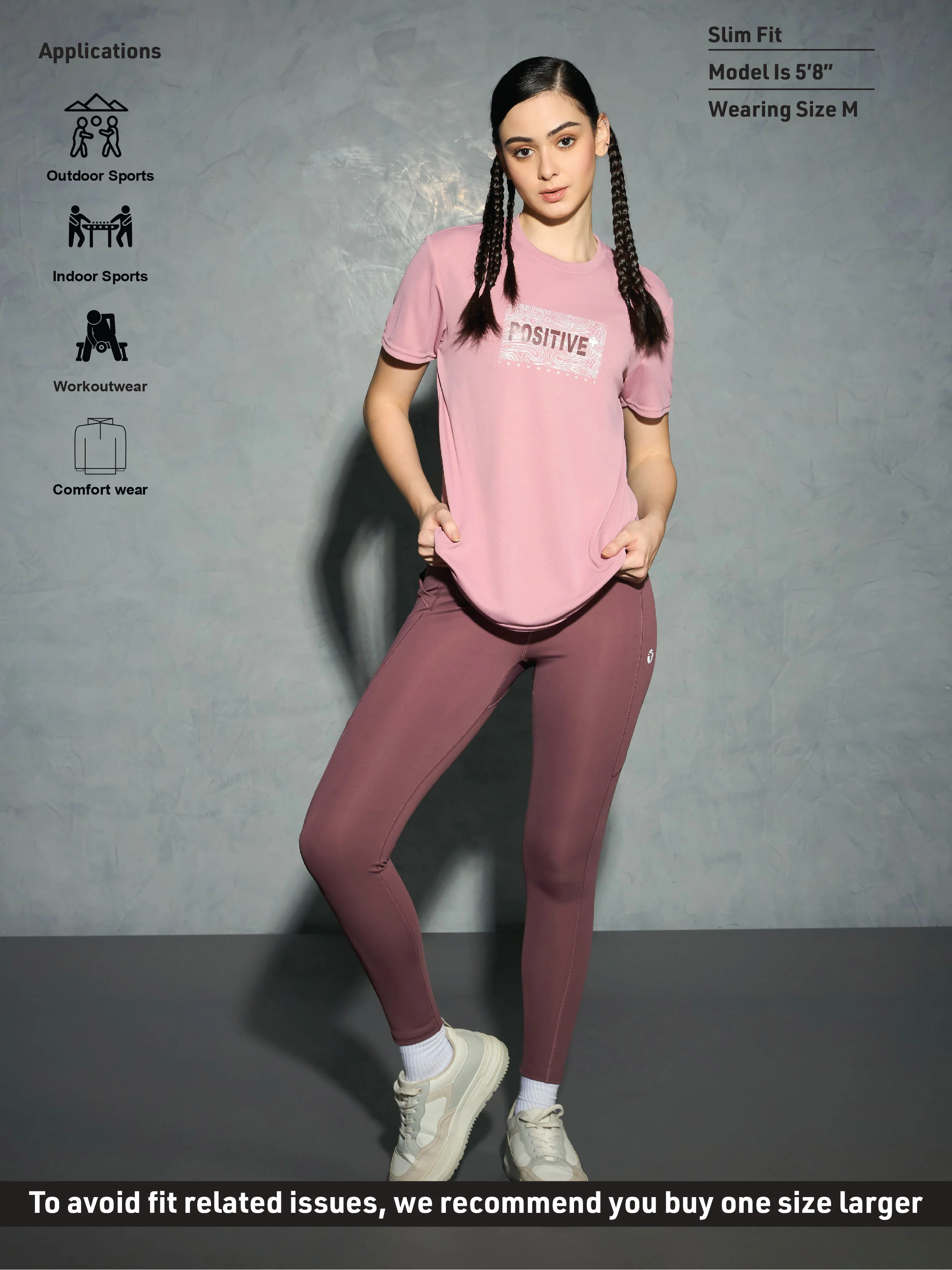 Women Printed Slim Fit Round Neck T-shirt with TECHNOCOOL+ - Image 5