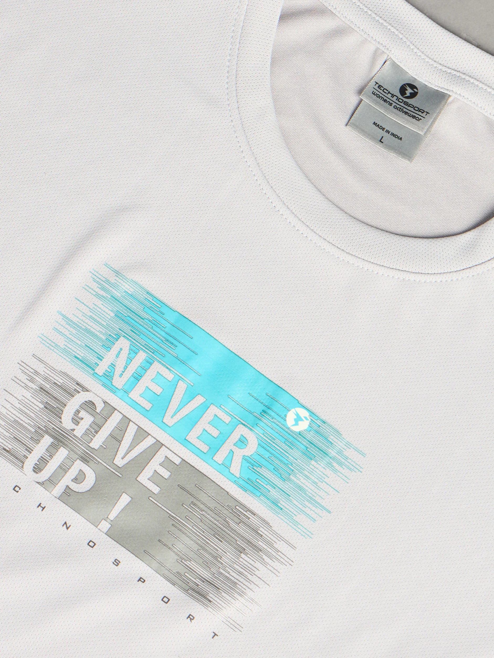 Women Printed Slim Fit Round Neck T-shirt with TECHNOCOOL+ - Image 7