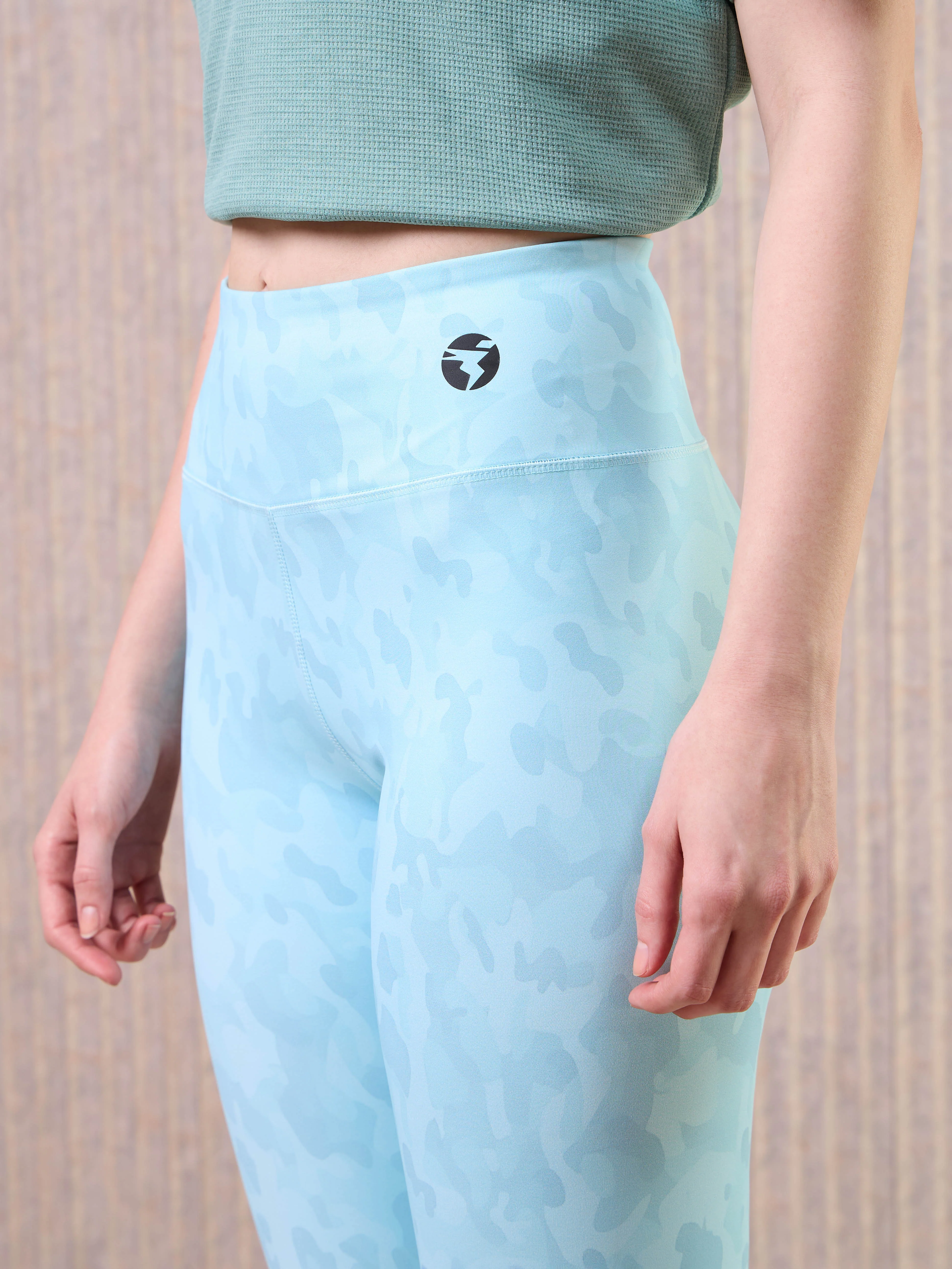 Women Printed Slim Fit Tights with ELASTO PLUS - Image 5