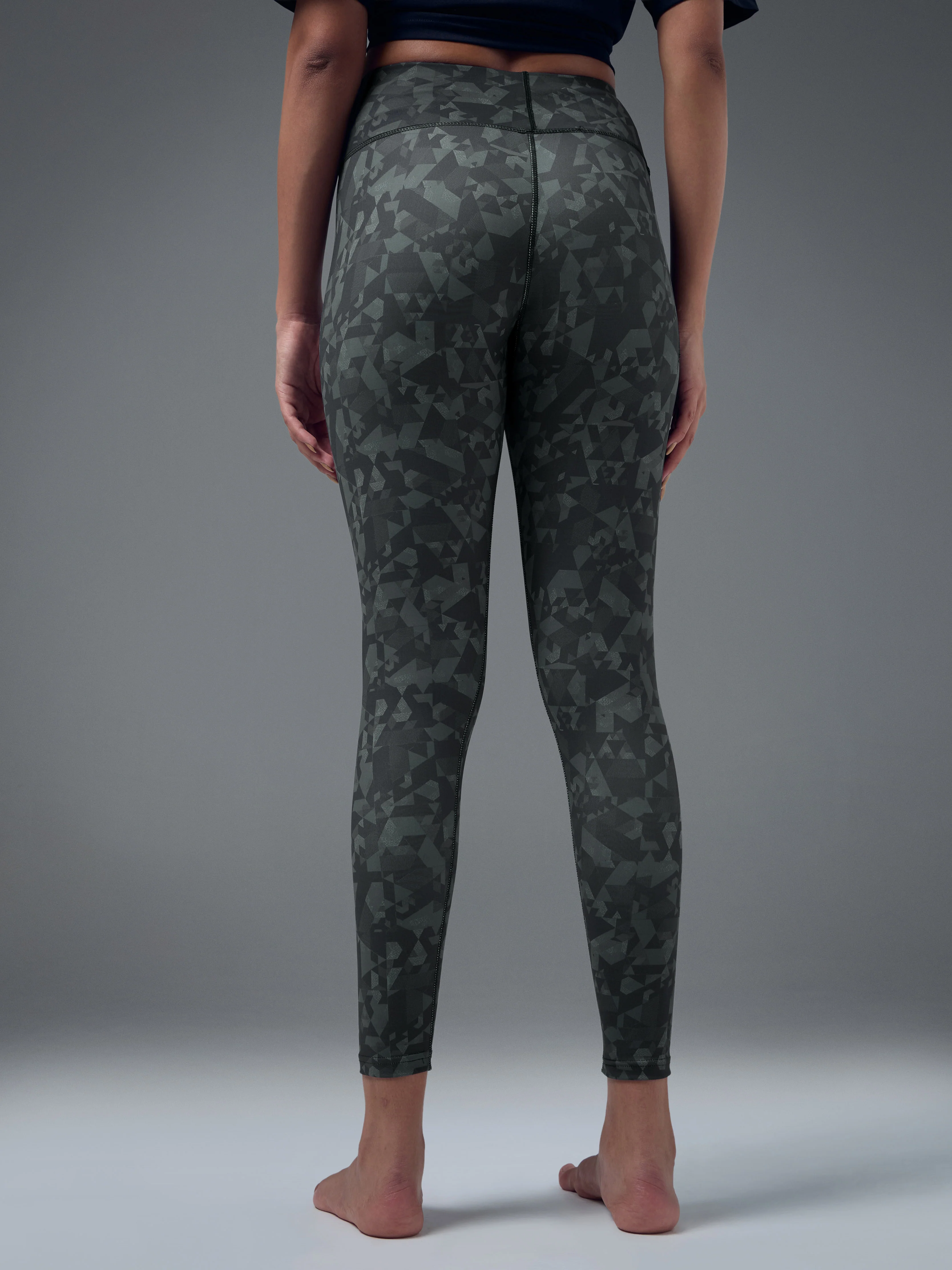 Women Printed Slim Fit Tights with ELASTO PLUS - Image 3