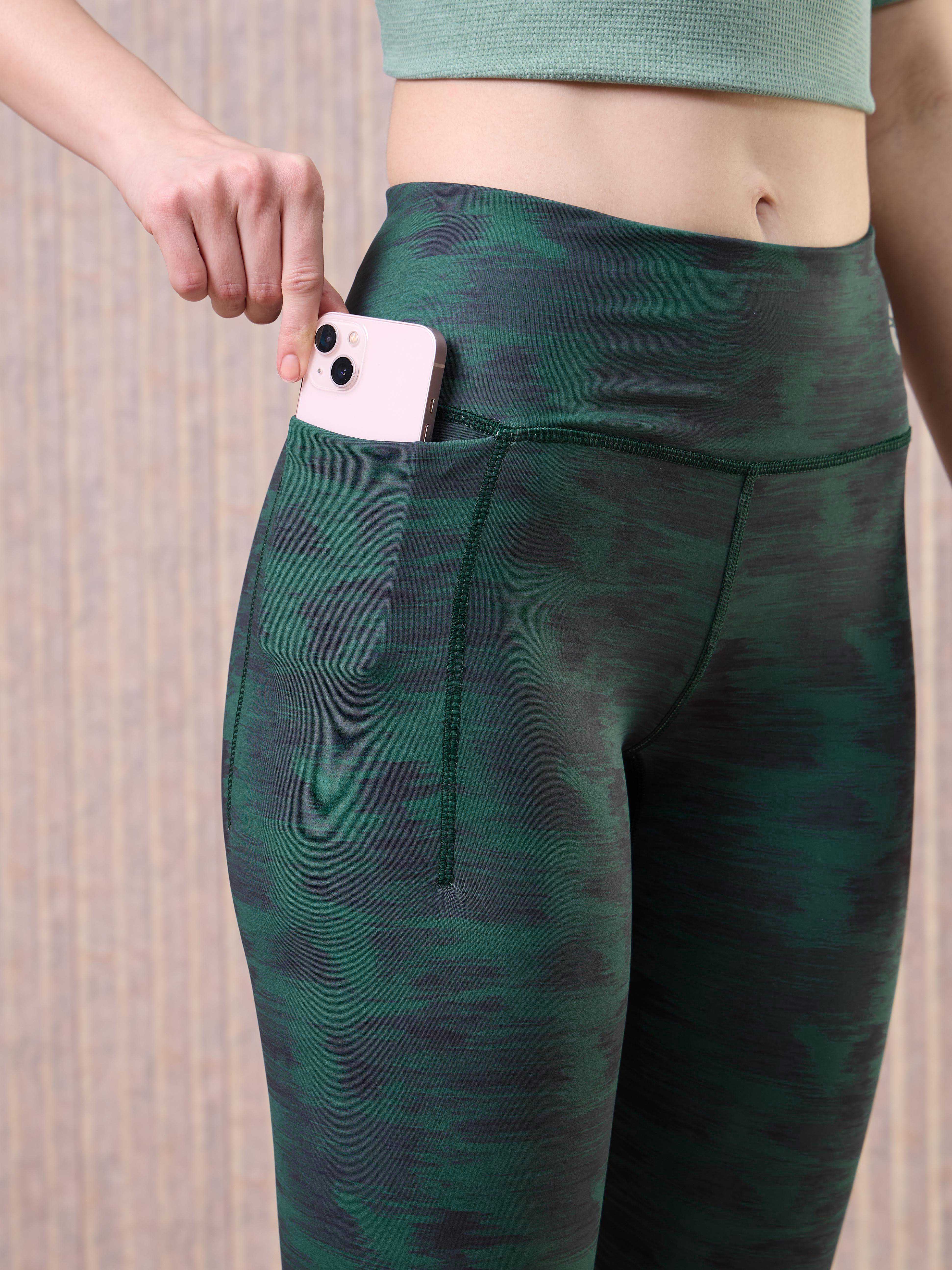 Women Printed Slim Fit Tights with ELASTO PLUS - Image 7