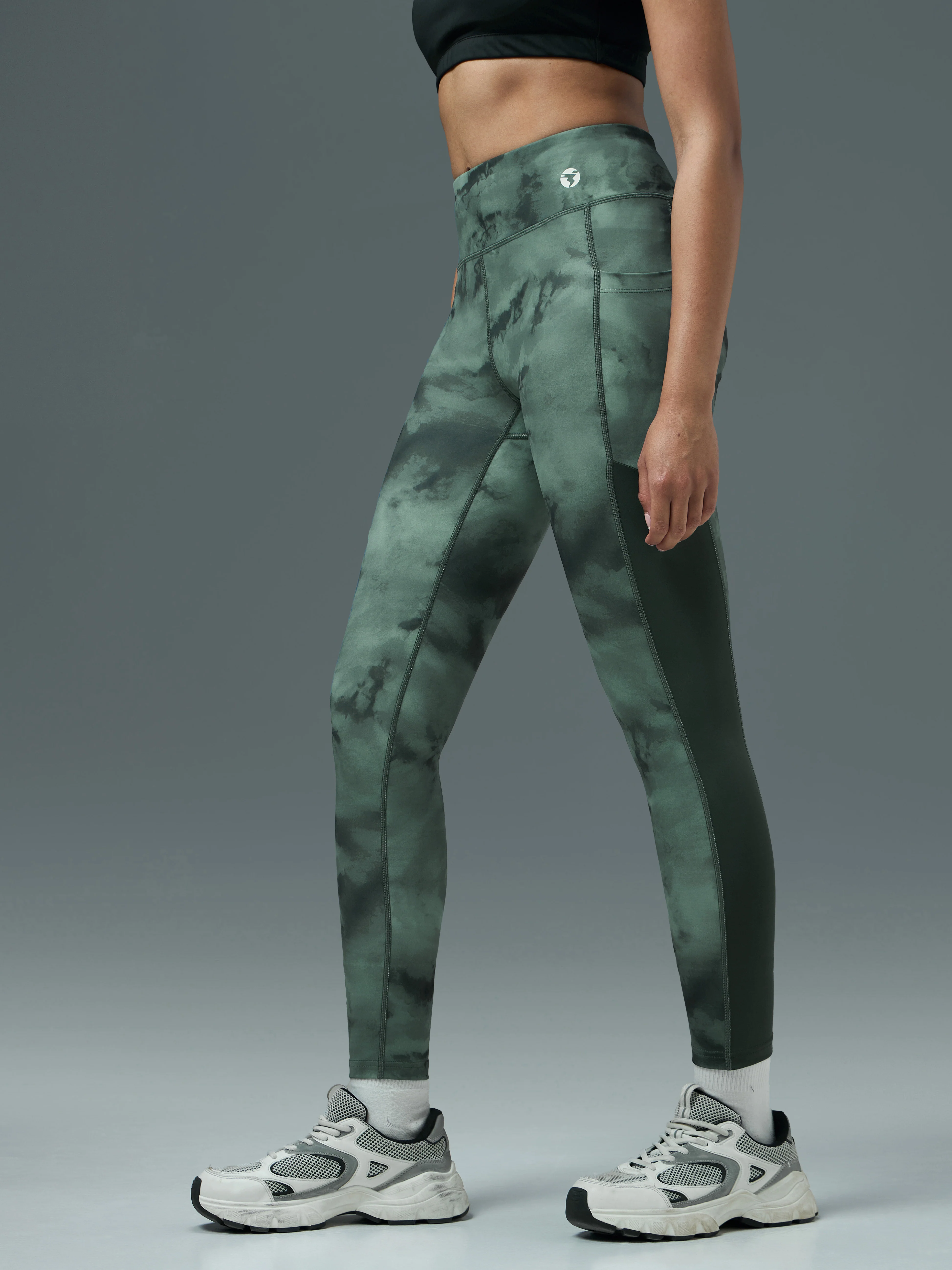 Women Printed Slim Fit Tights with ELASTO PLUS - Image 4
