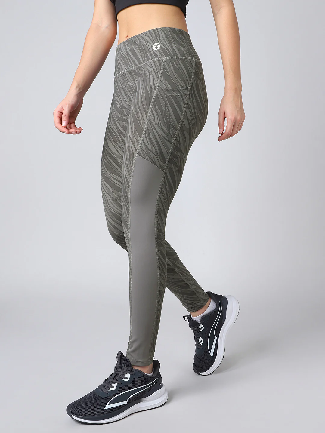 Women Printed Slim Fit Tights with ELASTO PLUS - Image 4