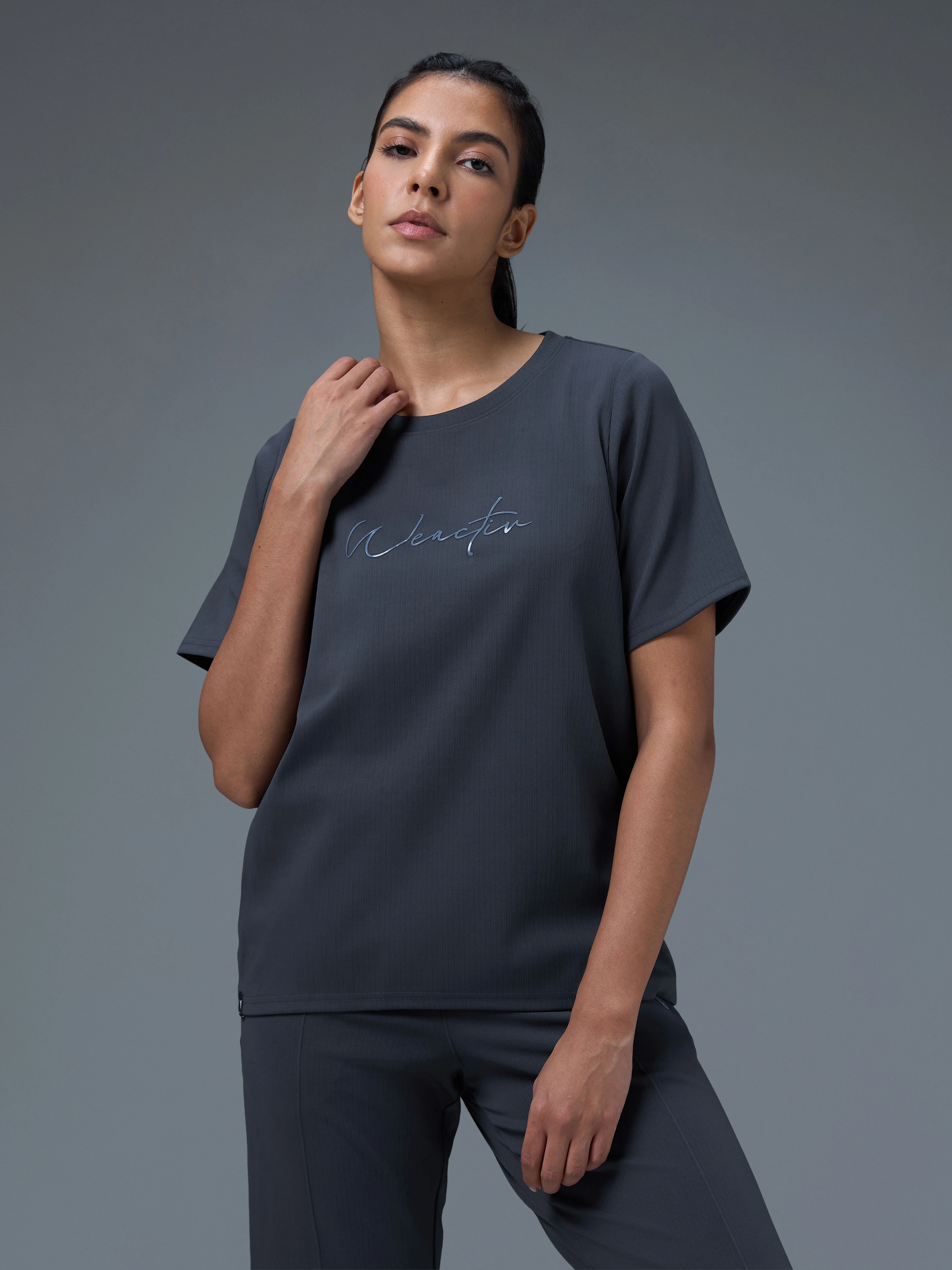 Women Relaxed Fit Sports Co-ord Set with ELASTO PLUS - Image 3