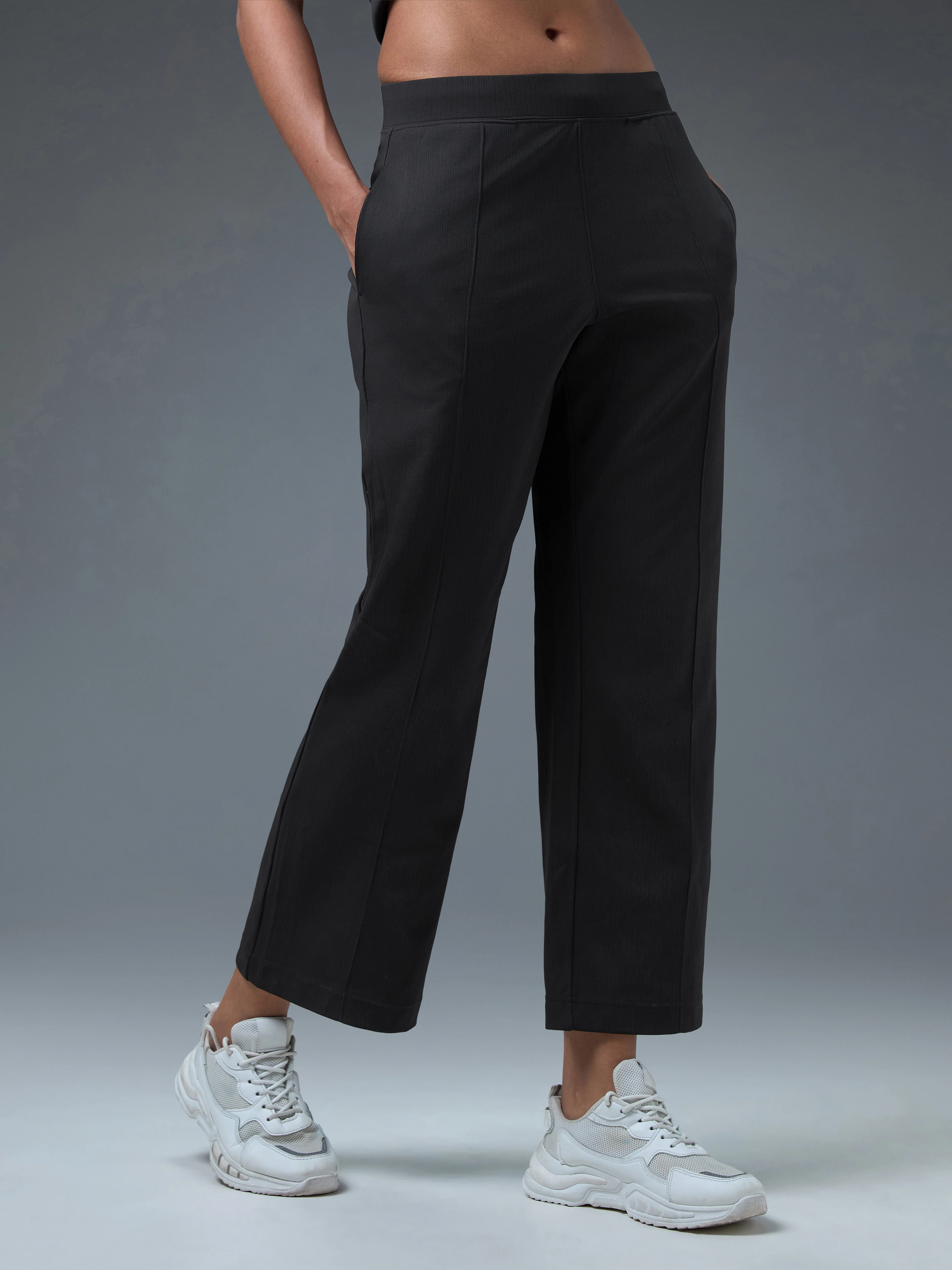 Women Relaxed Fit Sports Trackpants with ELASTO PLUS - Image 2