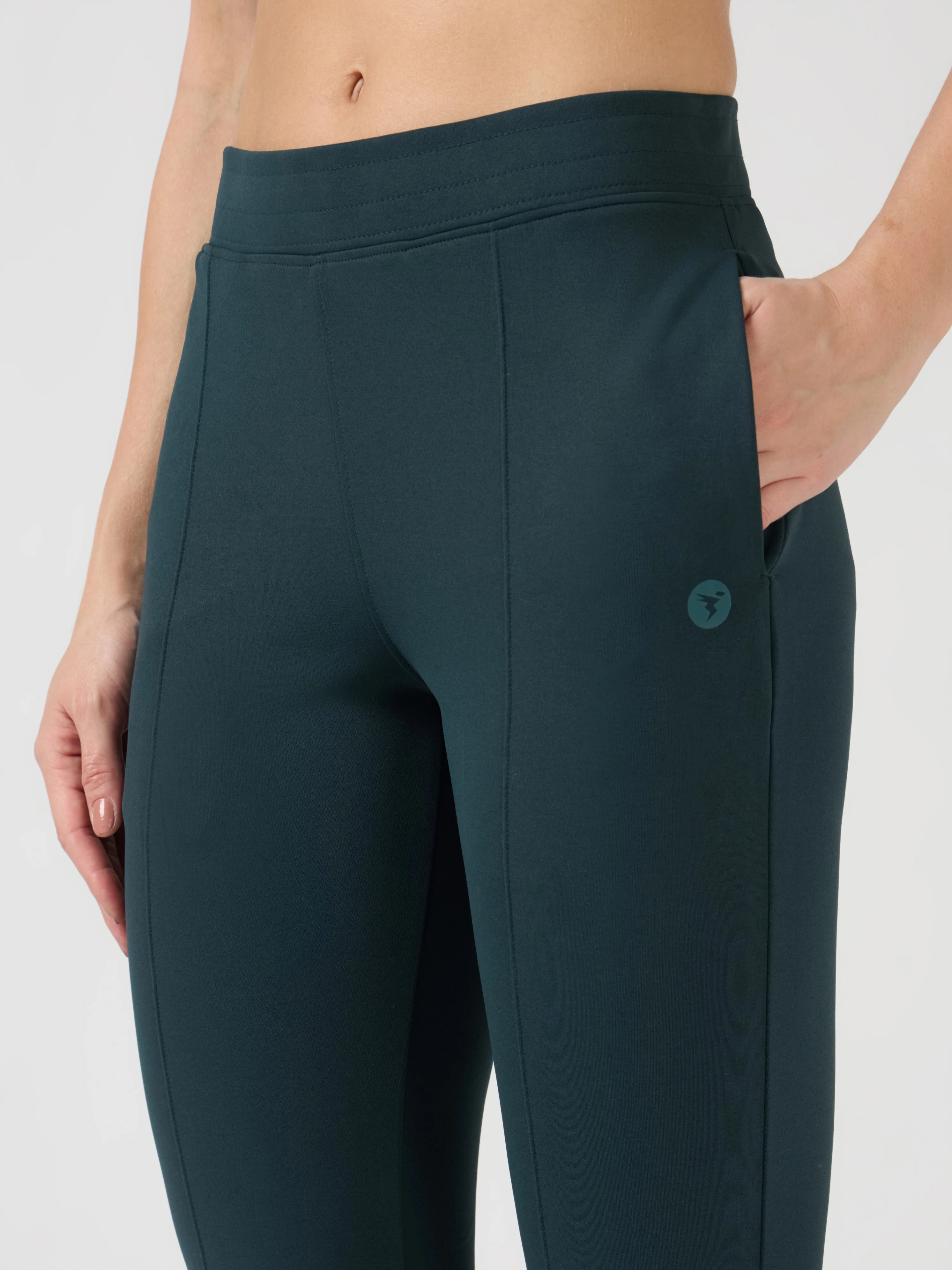 Women Solid Fit & Flare Pants with ELASTO PLUS - Image 5