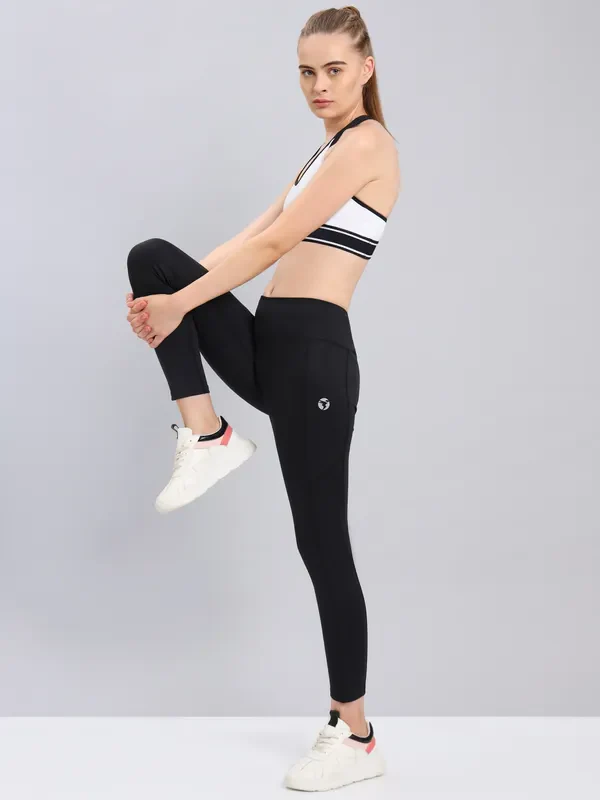 Women Solid Slim Fit Tights with ELASTO LITE - Image 3